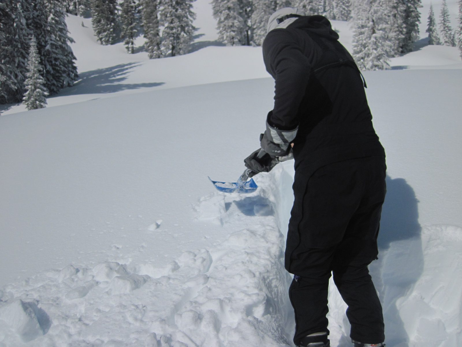 The weekend involved a lot of shoveling of snow.