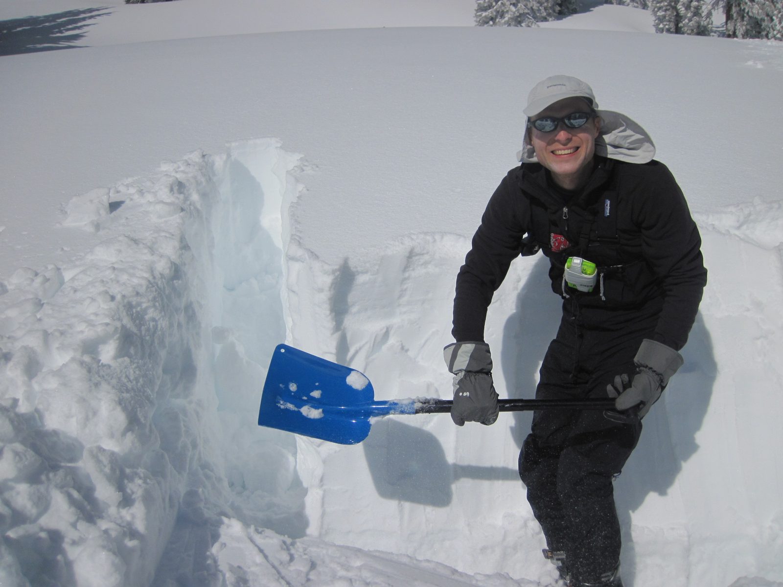 A rutschblock test is a test of a column of snow to determine its relative stability. First we...