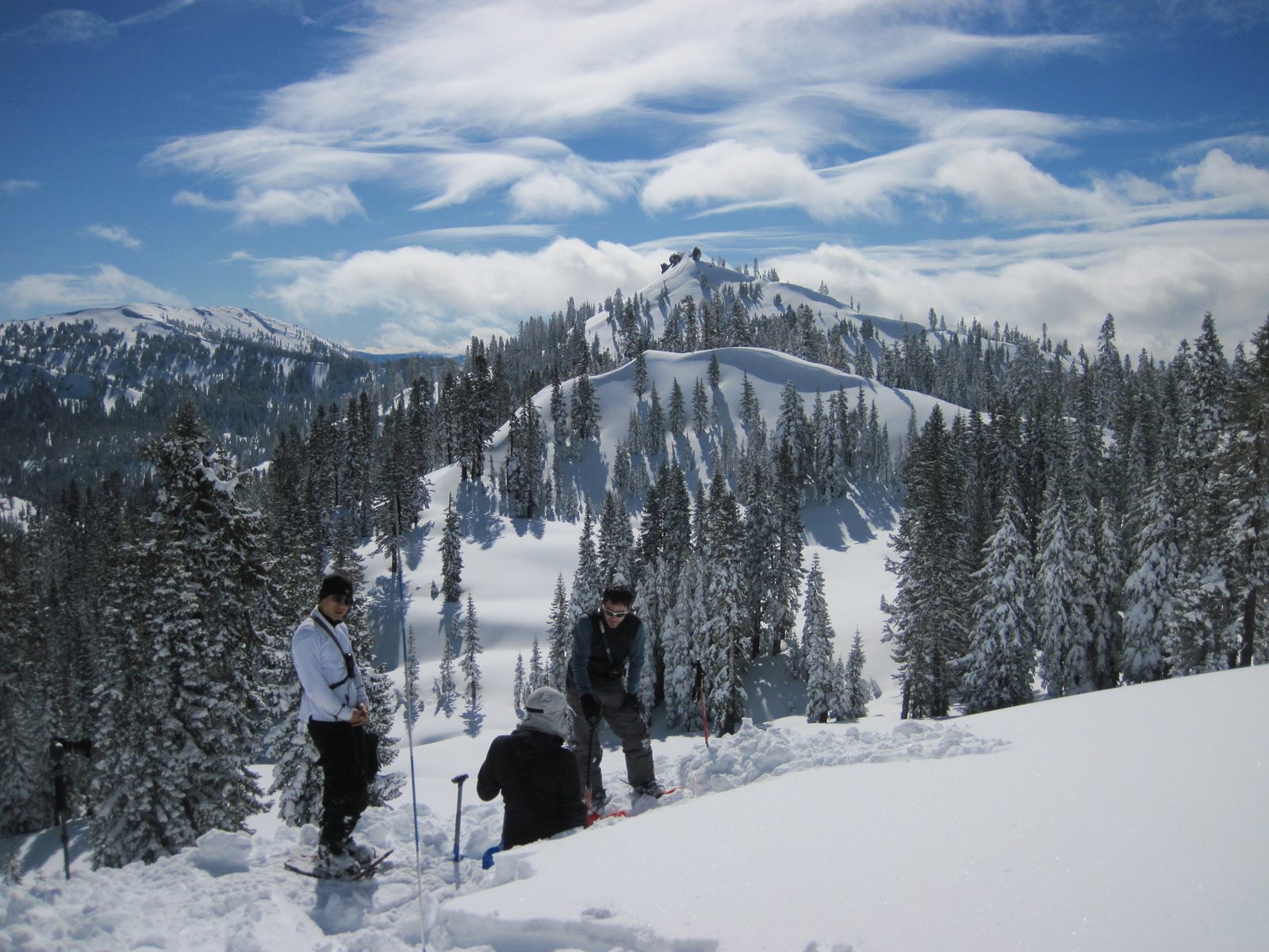 With 5-6 feet of snow in the last storm, we had a lot of digging to do to get down to a solid...