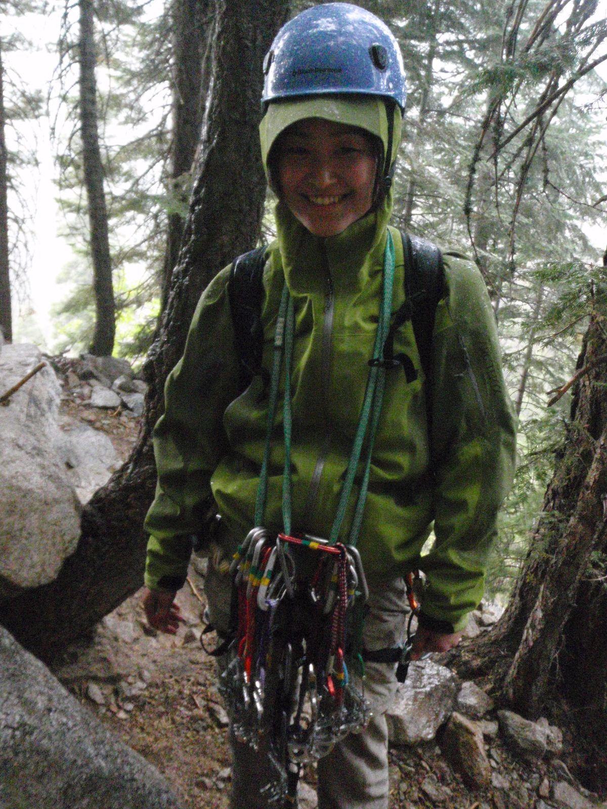 Monica, just after it started raining on us.