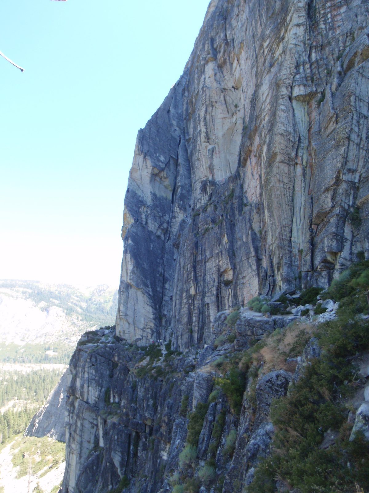 Instead of hiking back down to the base after climbing The Groove, we hiked up around a smaller...