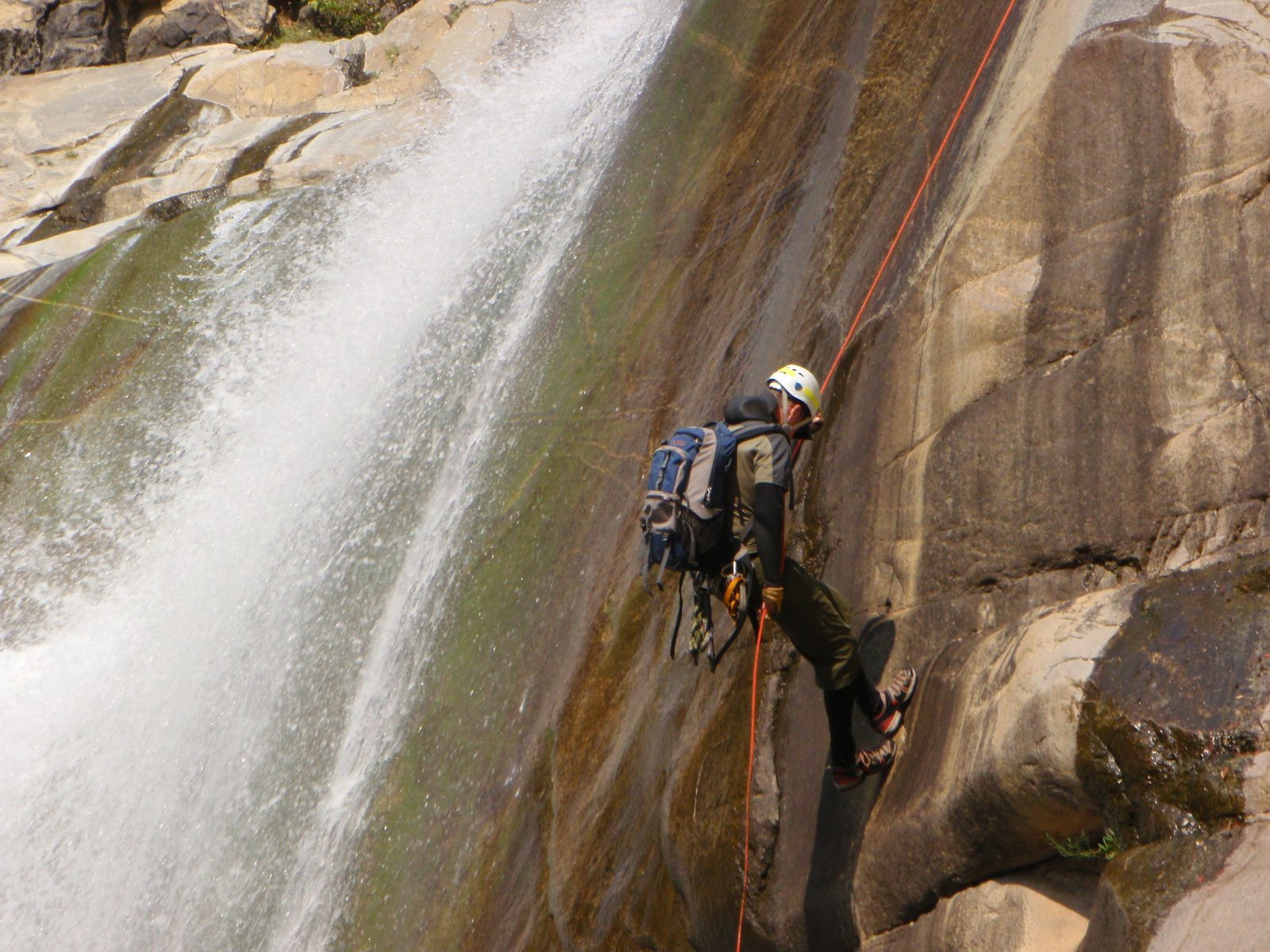 Andy on rappel #2.