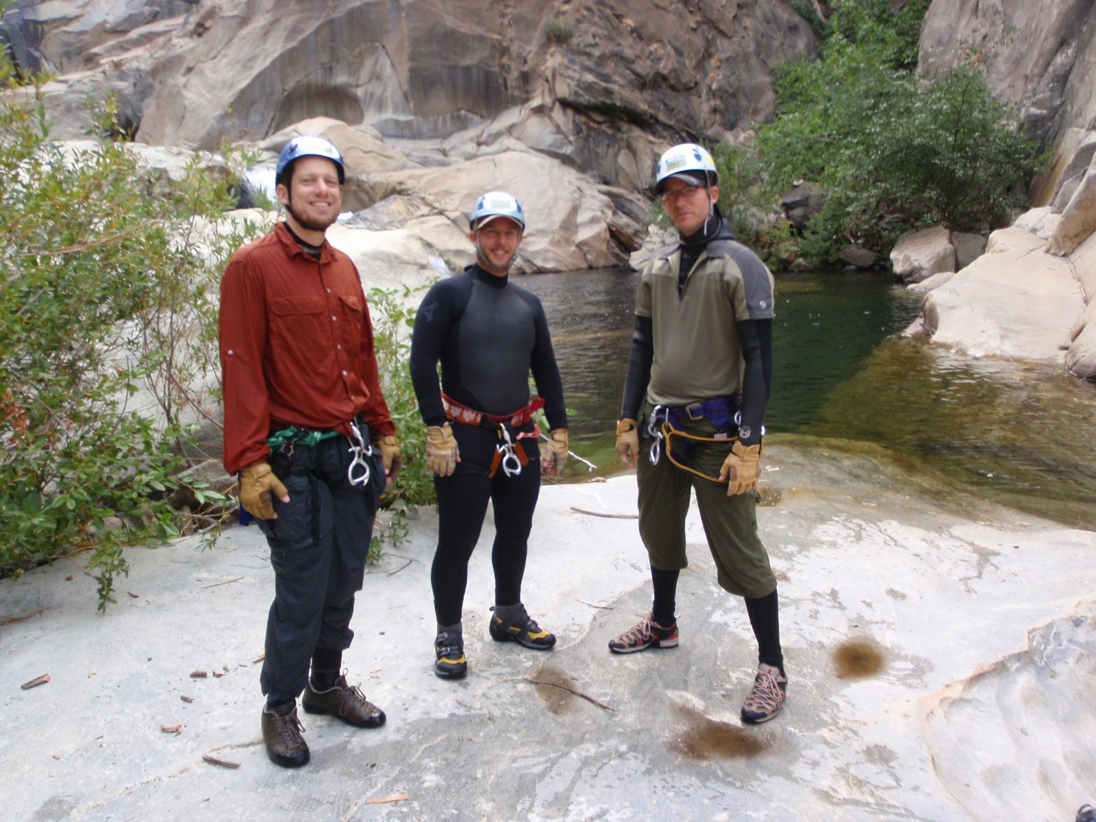 Joel, Mike and Andy, ready for action.