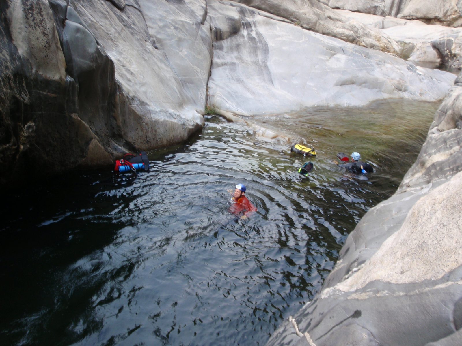 Joel and Mike enjoying a brisk morning swim.