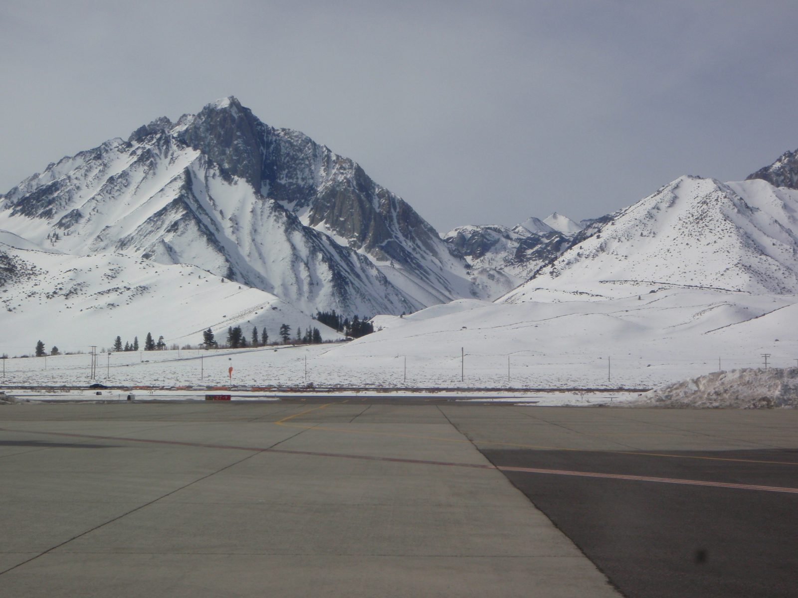 Mammoth Yosemite Airport is probably the prettiest I've been to.