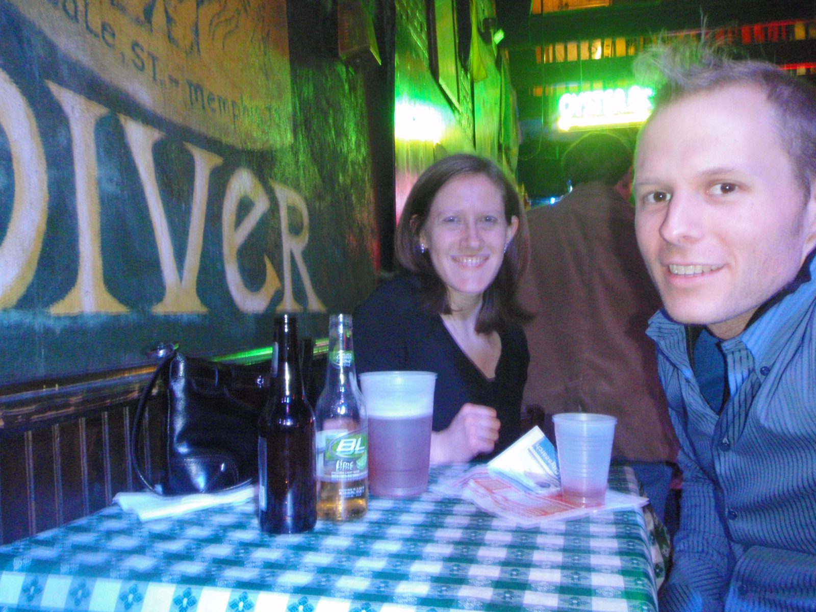 John and Alison in Silky O'Sullivan's.