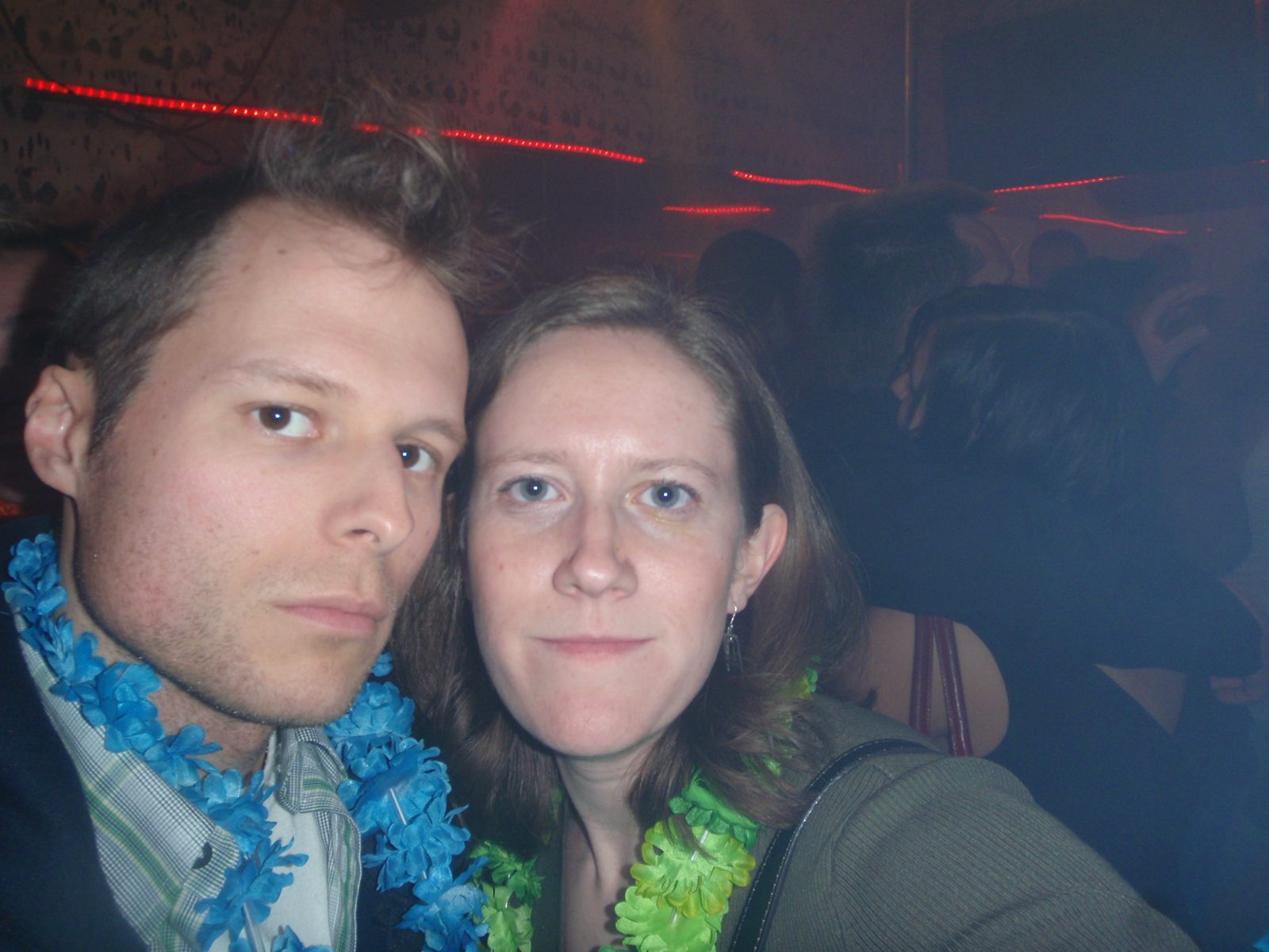 John and Alison at the Hollywood Disco, a.k.a. Raiford's "Club".  This place was a total...
