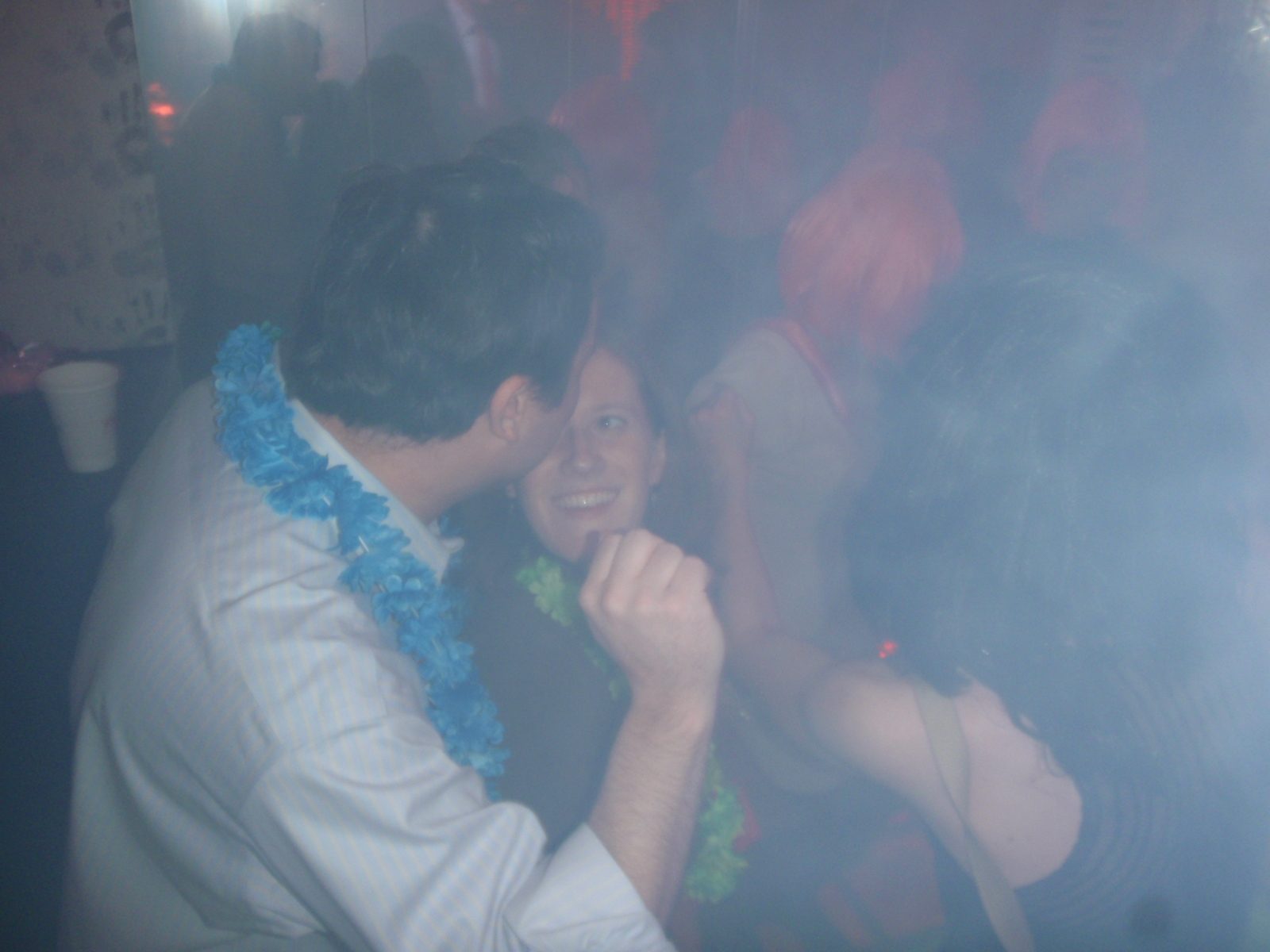 Alison and her recently married friend Ross on the dance floor at Raiford's.