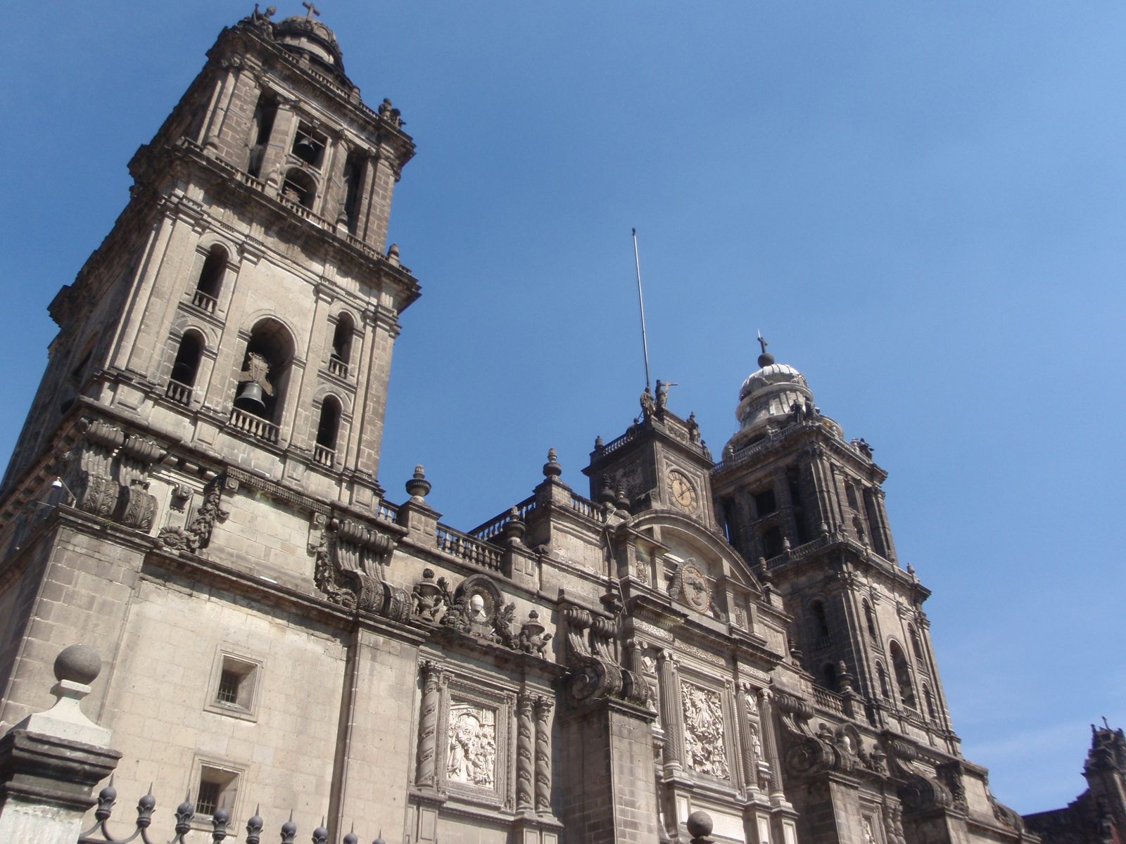 Cathedral in Mexico City.  Sorry for the fish-eye.  I would correct for that in Photoshop if I...