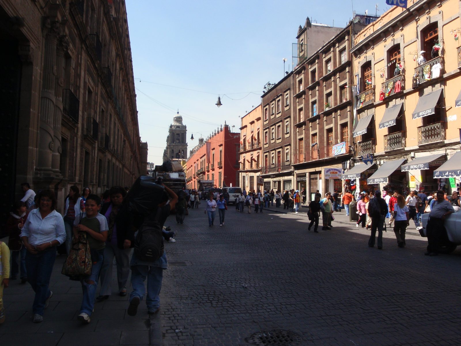 Street off the Zócalo.  