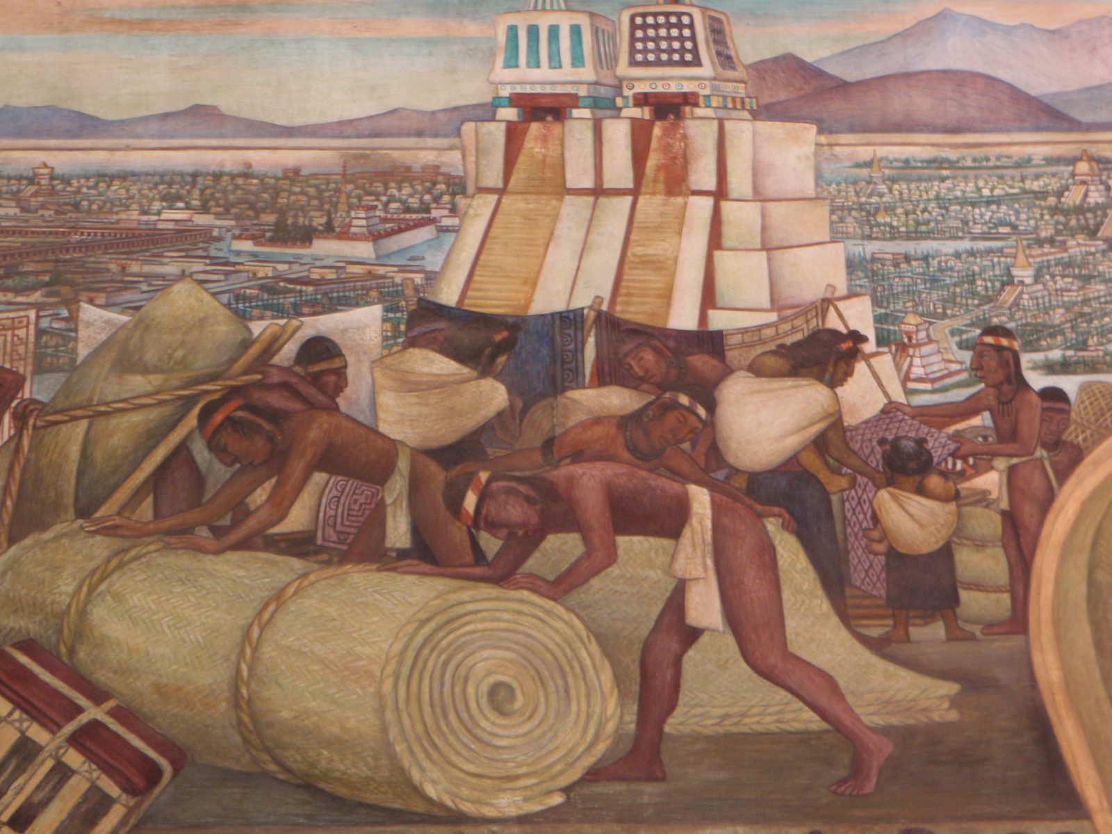 Murals in the National Palace.