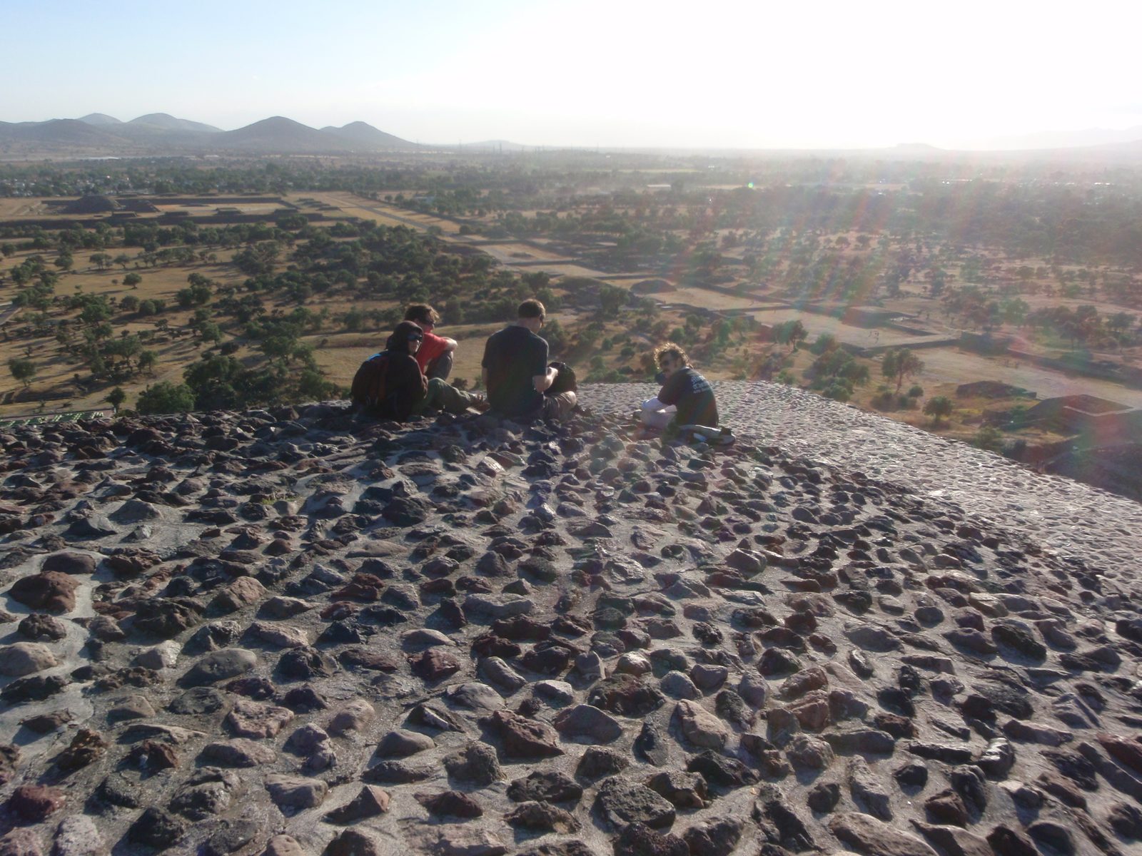 Up on top.  No, I don't know these people.