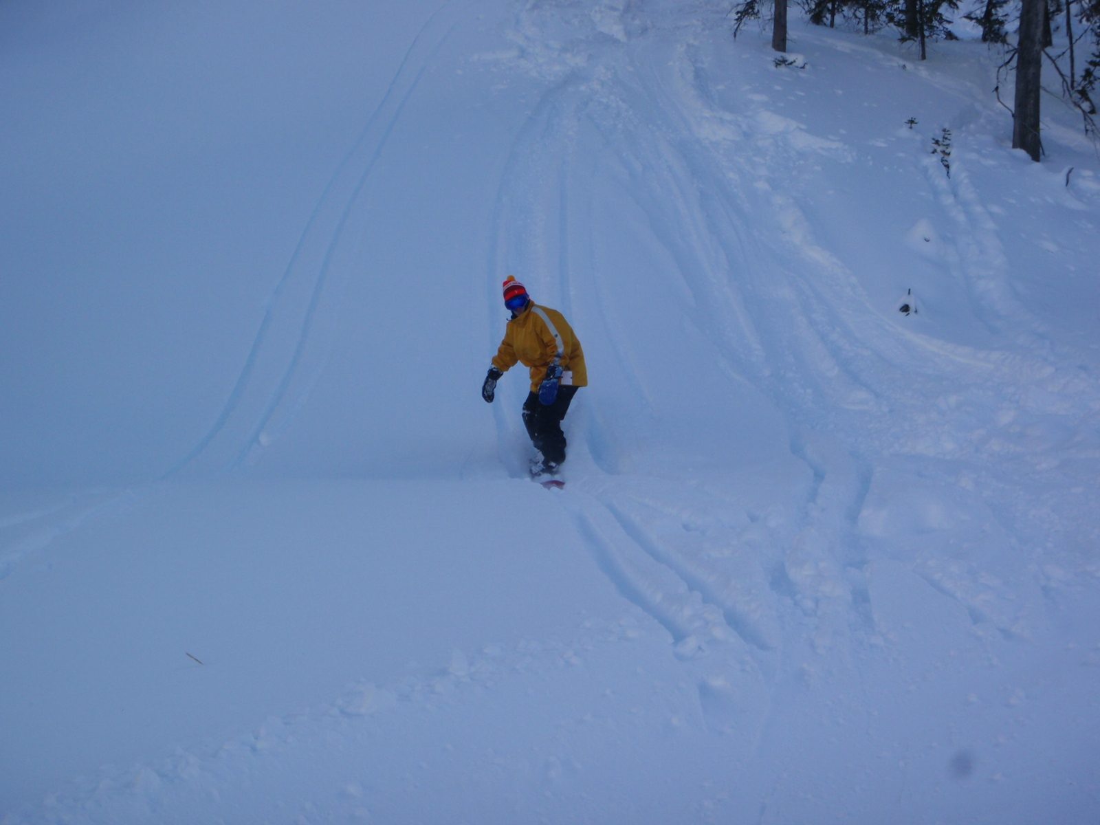 Jay preparing for an epic jump.