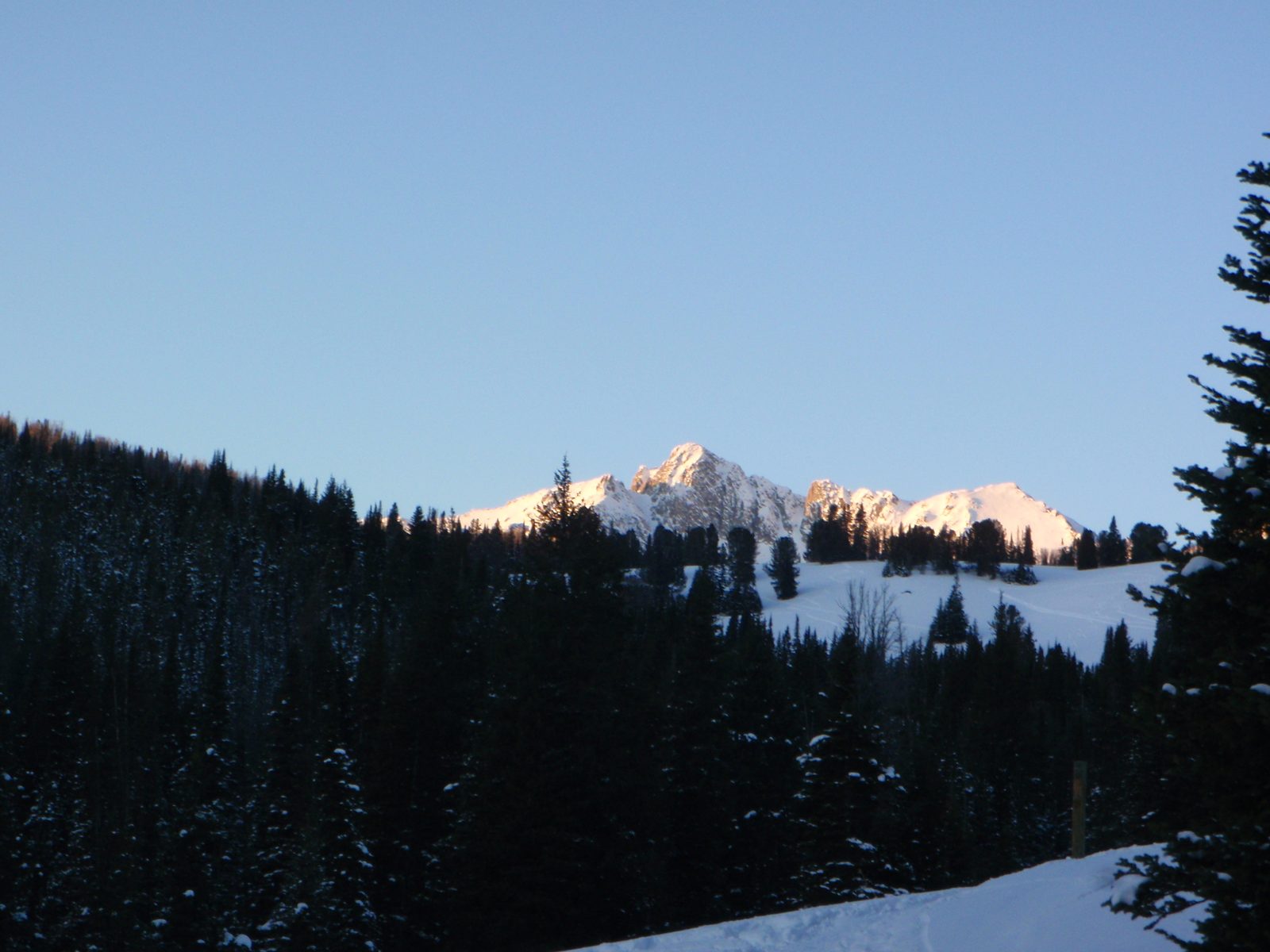 A little bit of alpen glow.