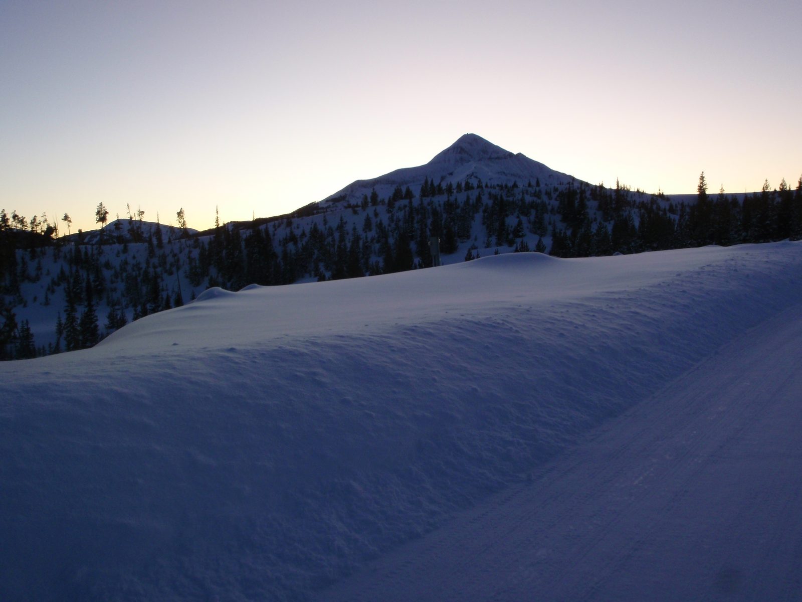 Lone Peak from the road where Dad was going to pick us up.a