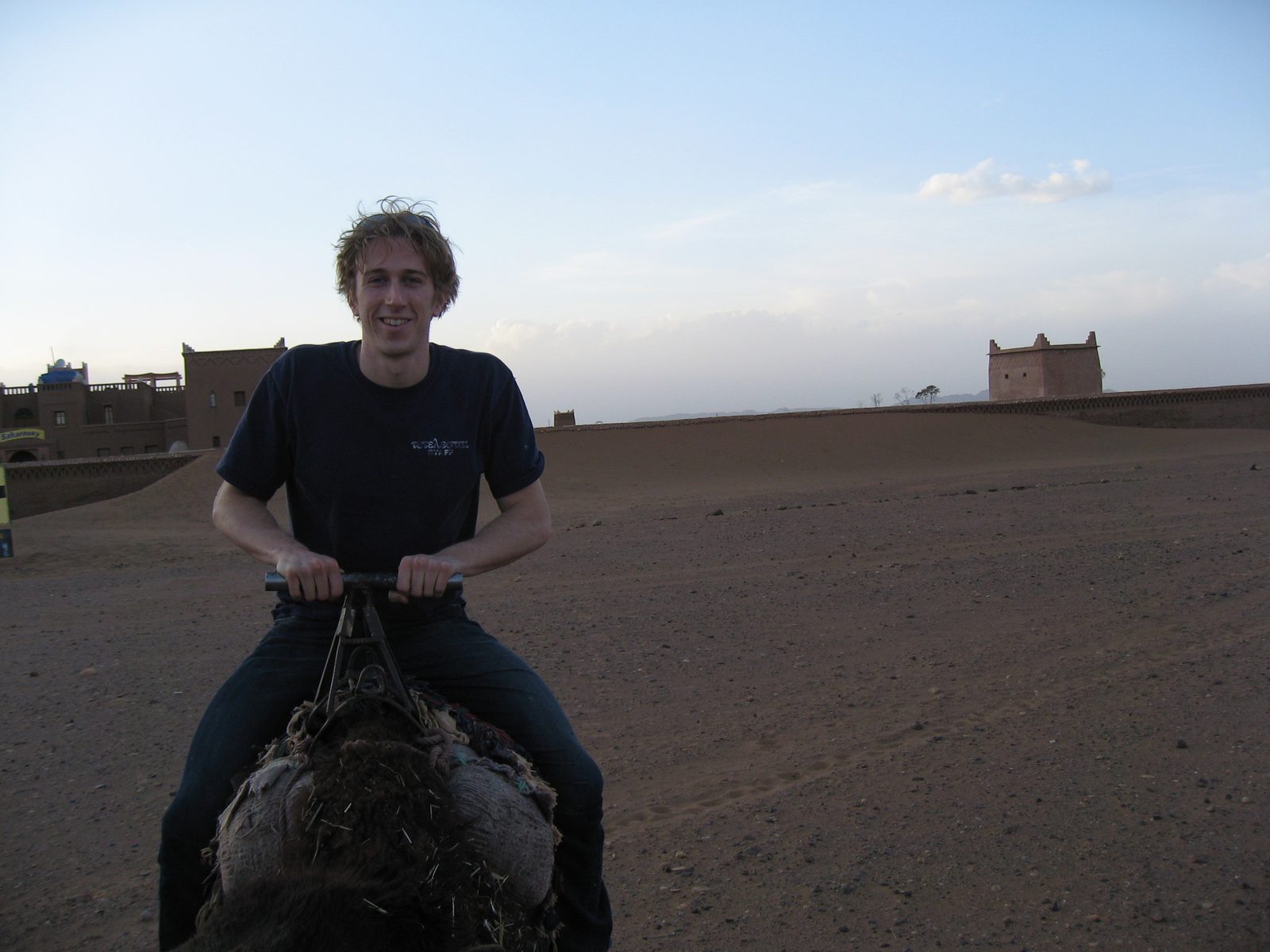 Trevor and his dromedary.