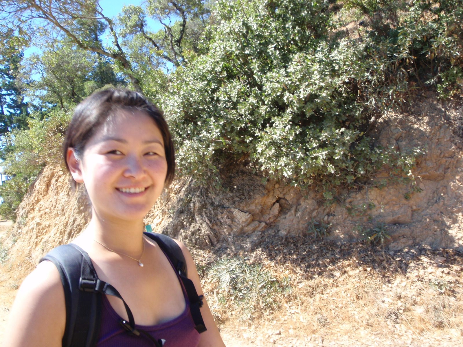 On the hike back down.
