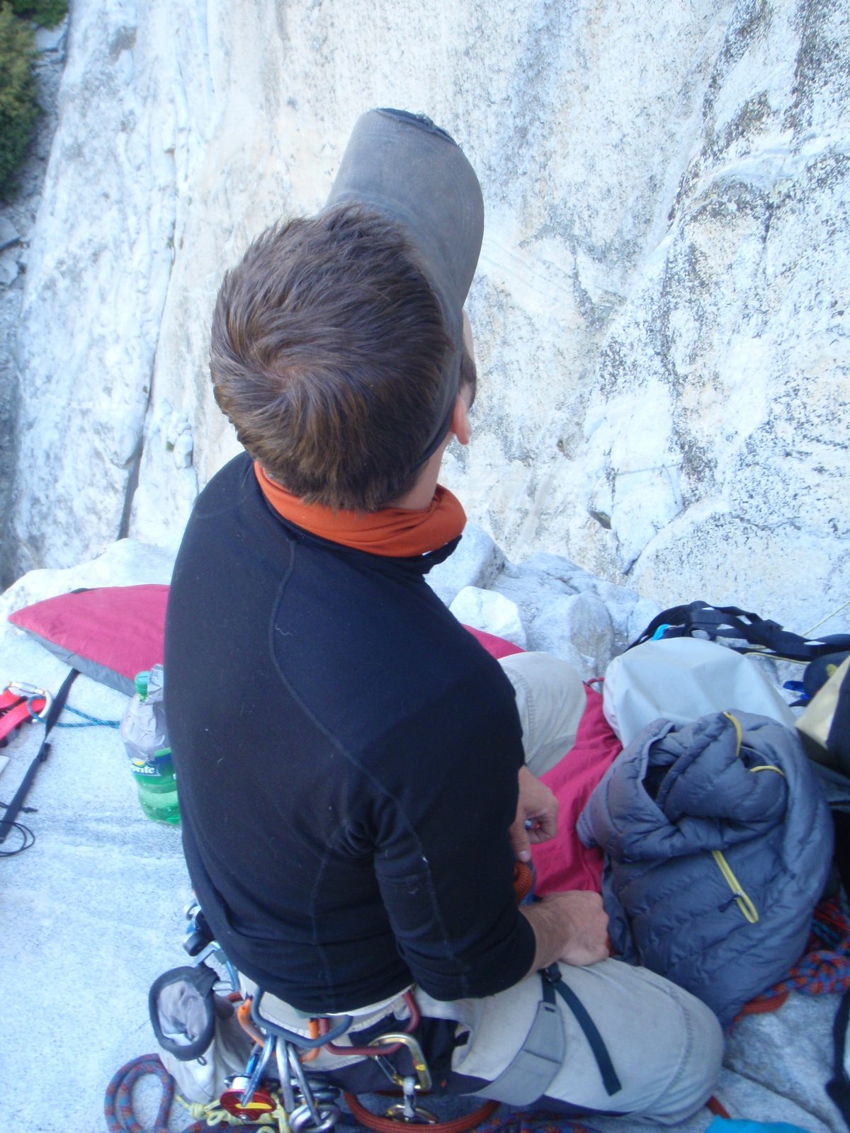 Jeff taking in the view from our camp.