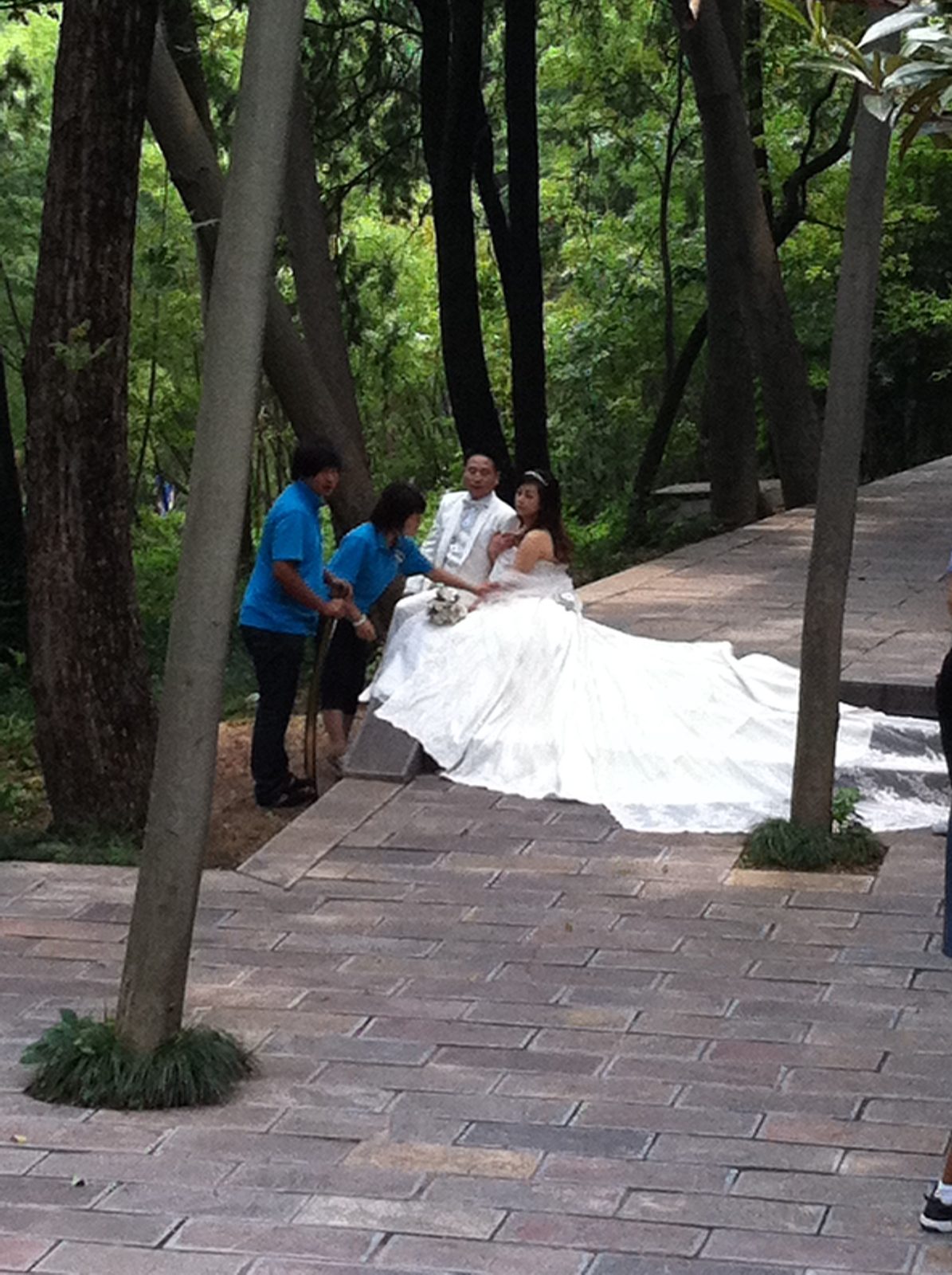 Wedding photo shoot.