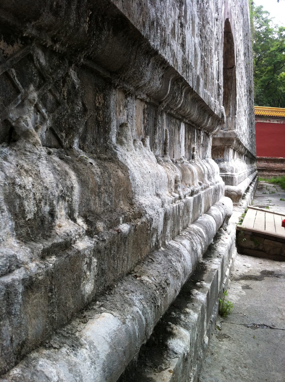 Calcium dripping out of the walls.