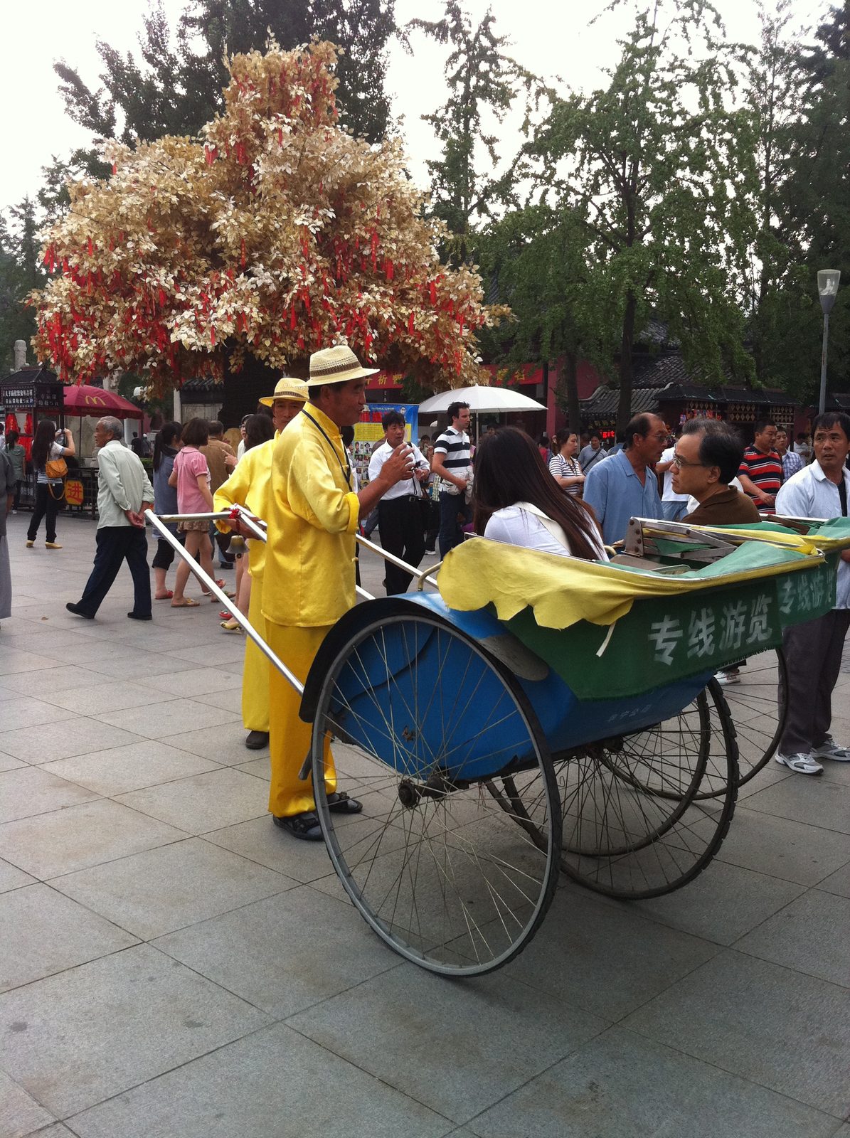 Rickshaw driver.