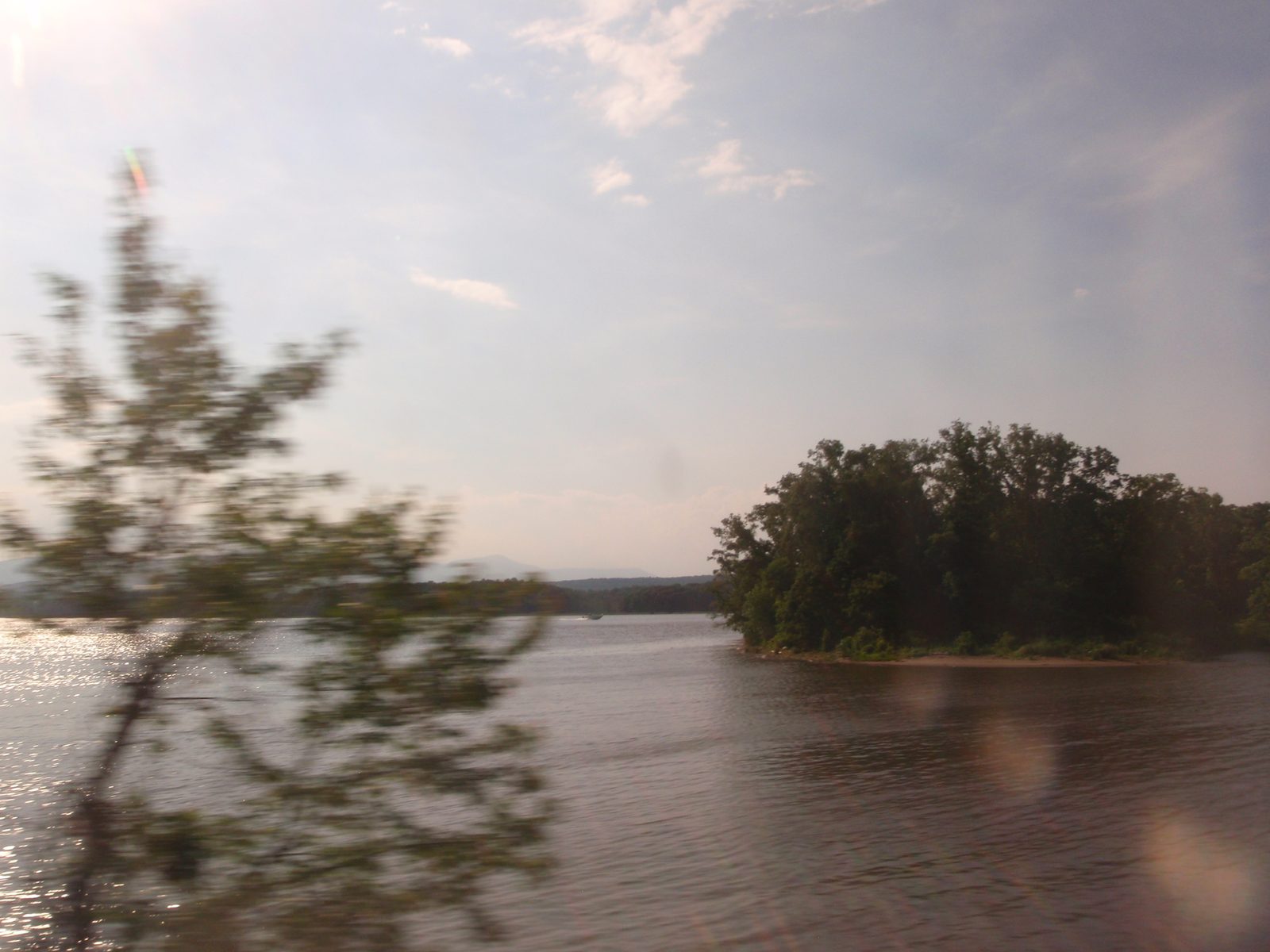 Views of the river from the speeding train. We were sure to get river view seats both ways.