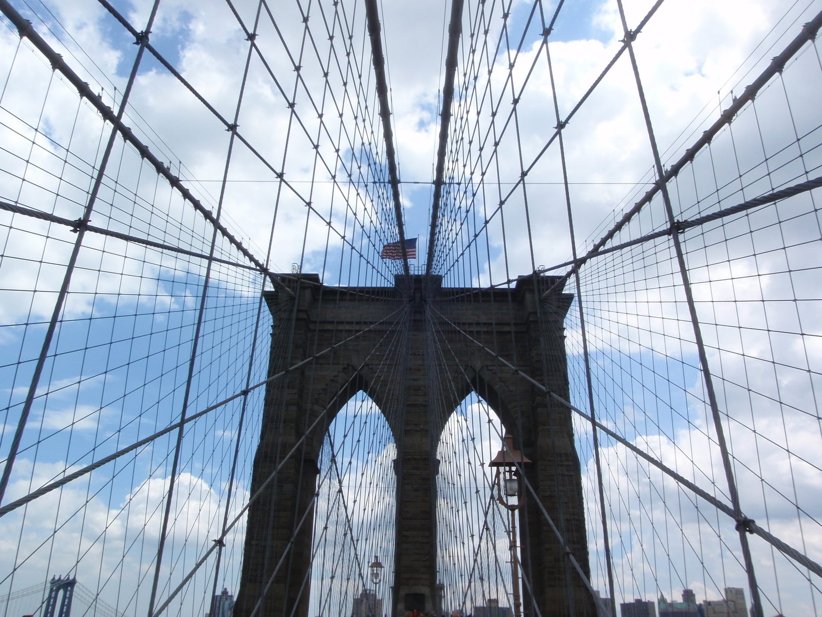 Catherine, I guess this is a combination of a cable stay and suspension bridge?