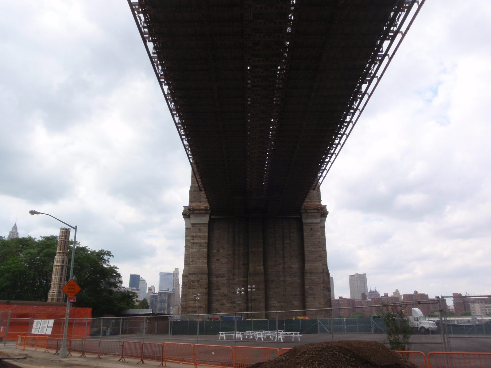 Below the Brooklyn Bridge. Hard to believe this thing was built in 1875.