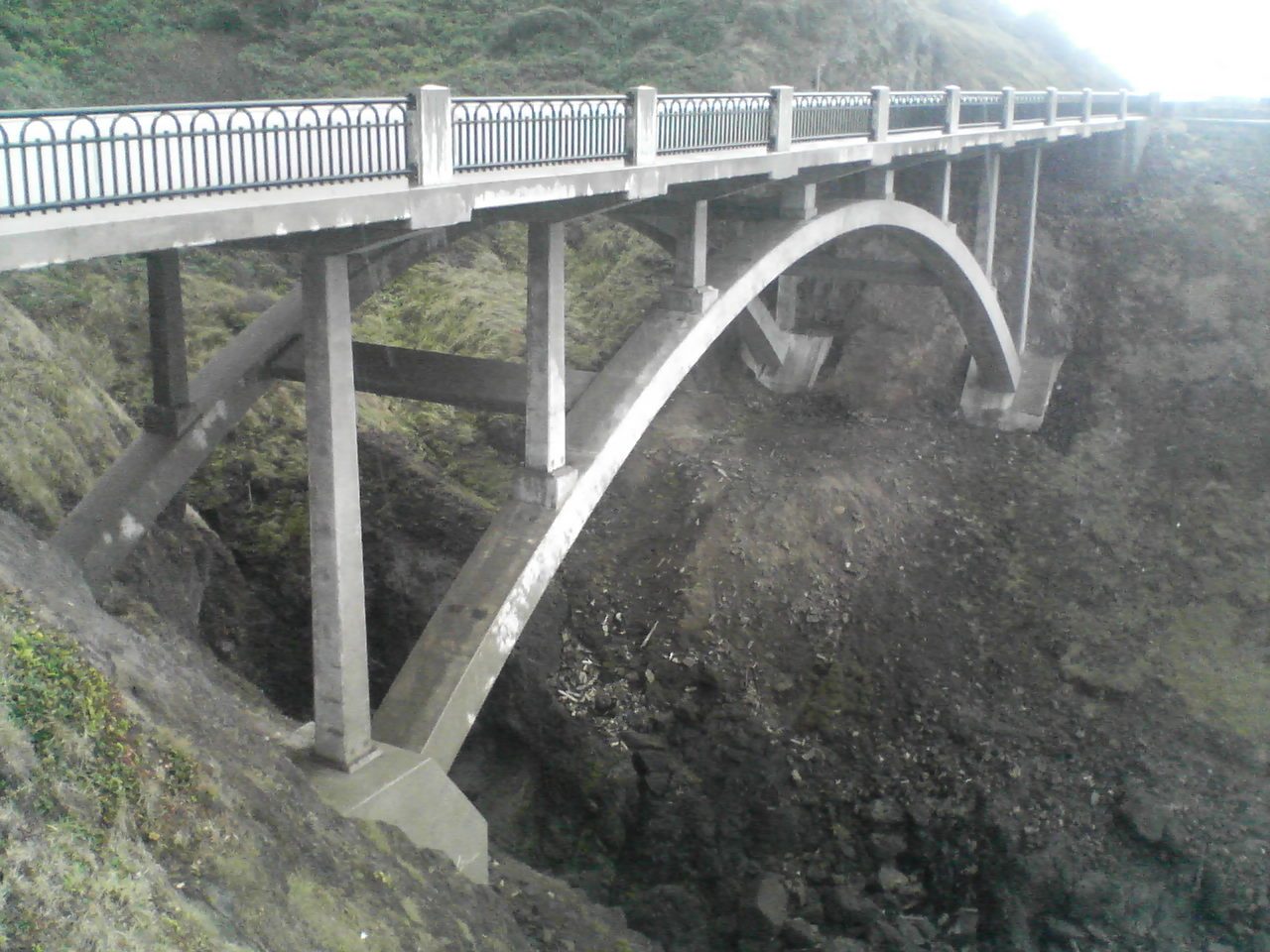 Classic Pacific coast bridge.