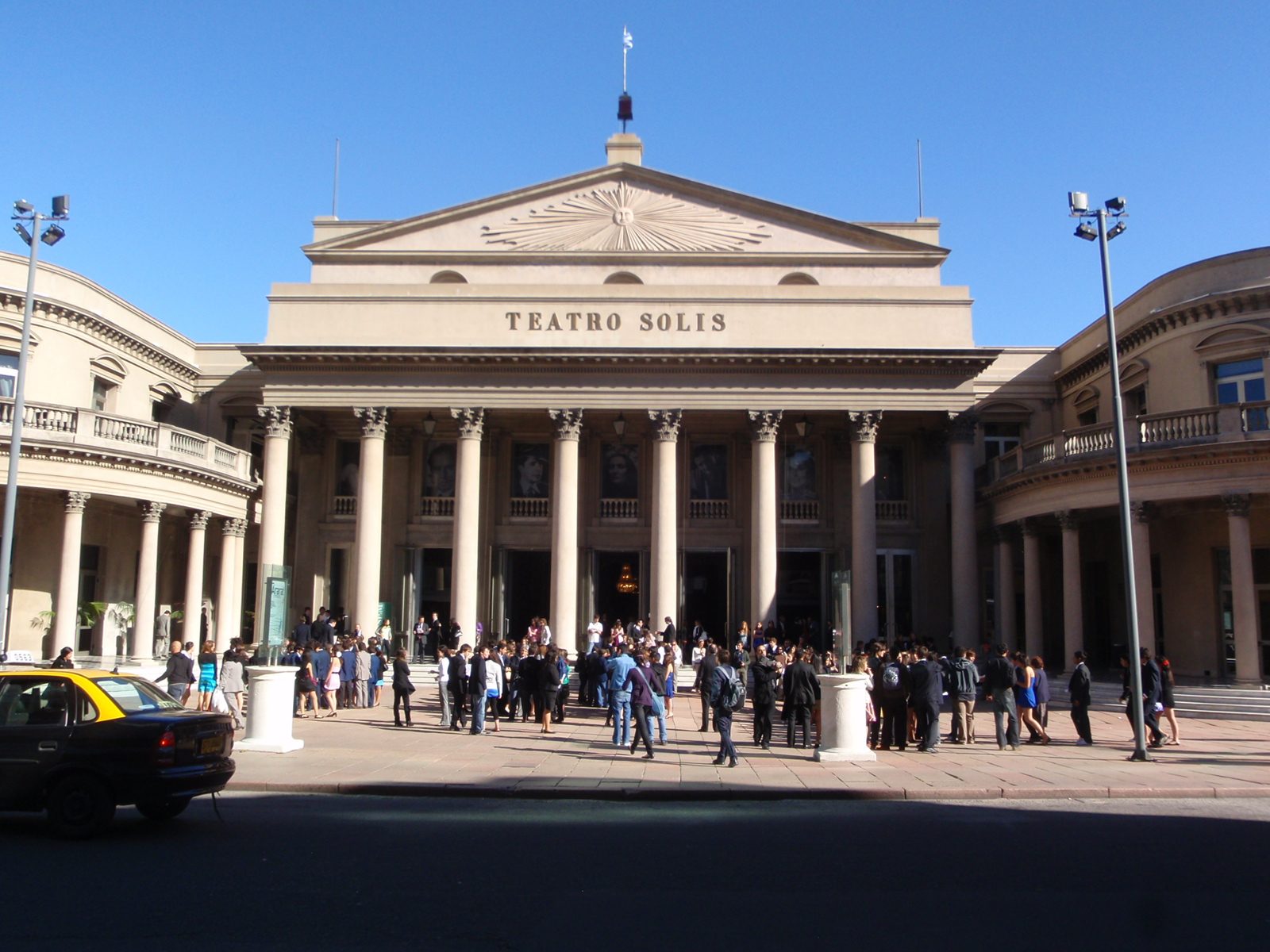 The Teatro Solis is a landmark of Uruguay, and it was right outside our hotel window.