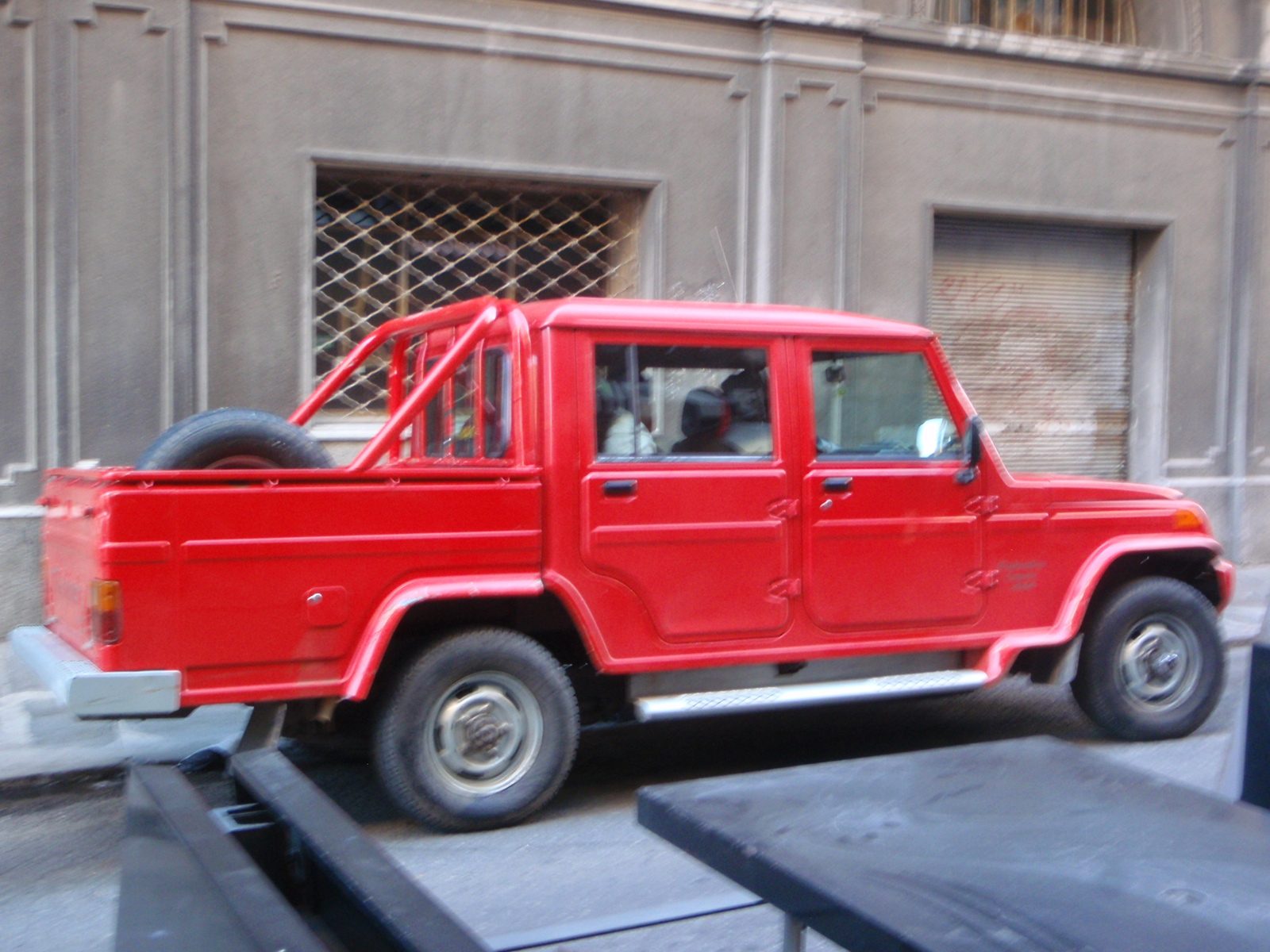 A Mahendra!  The Indian diesel low-cost truck with a decent towing capacity that is coming to...