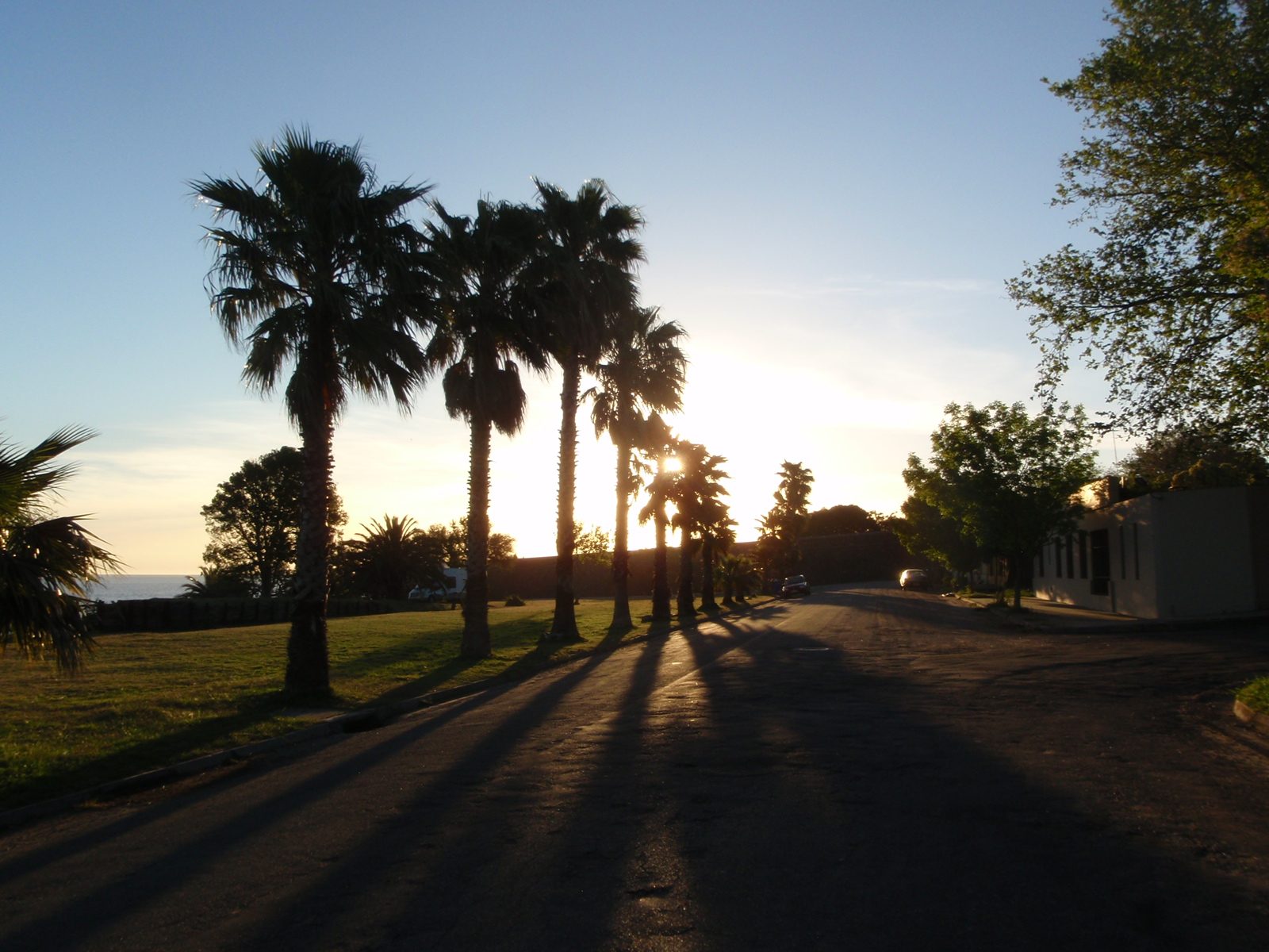 View of our street outside our hotel in Colonia.