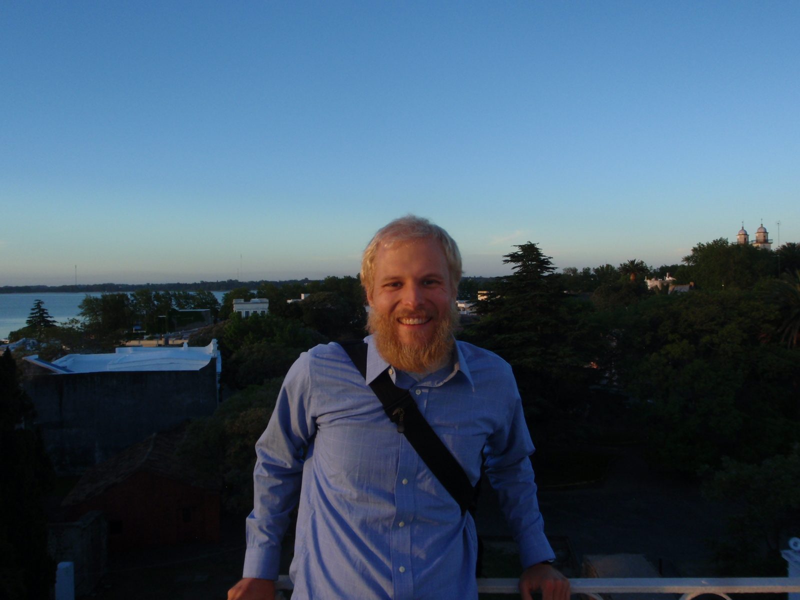 John, once again at the Colonia lighthouse. 