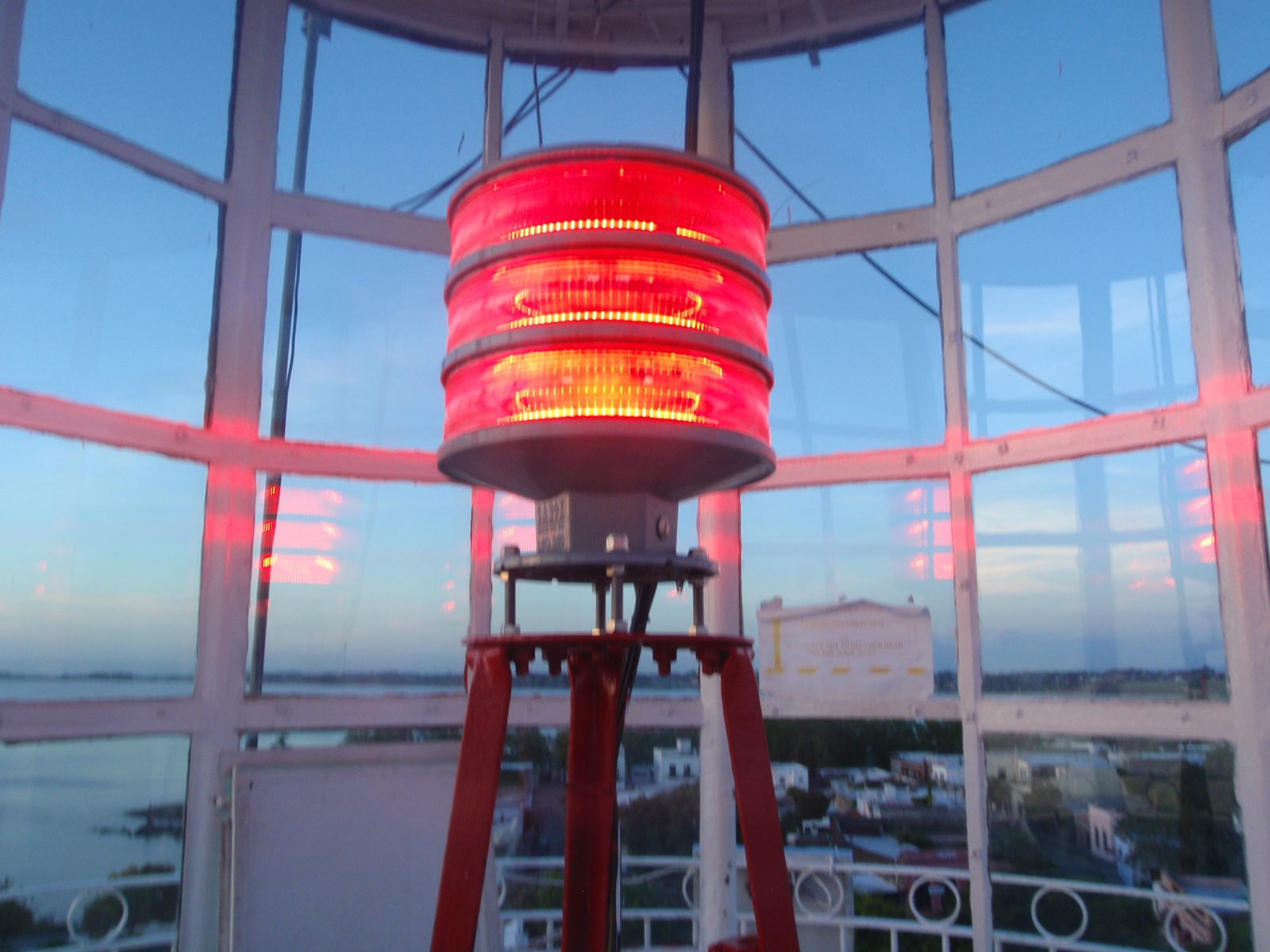 Lighthouse resumes nighttime operation.