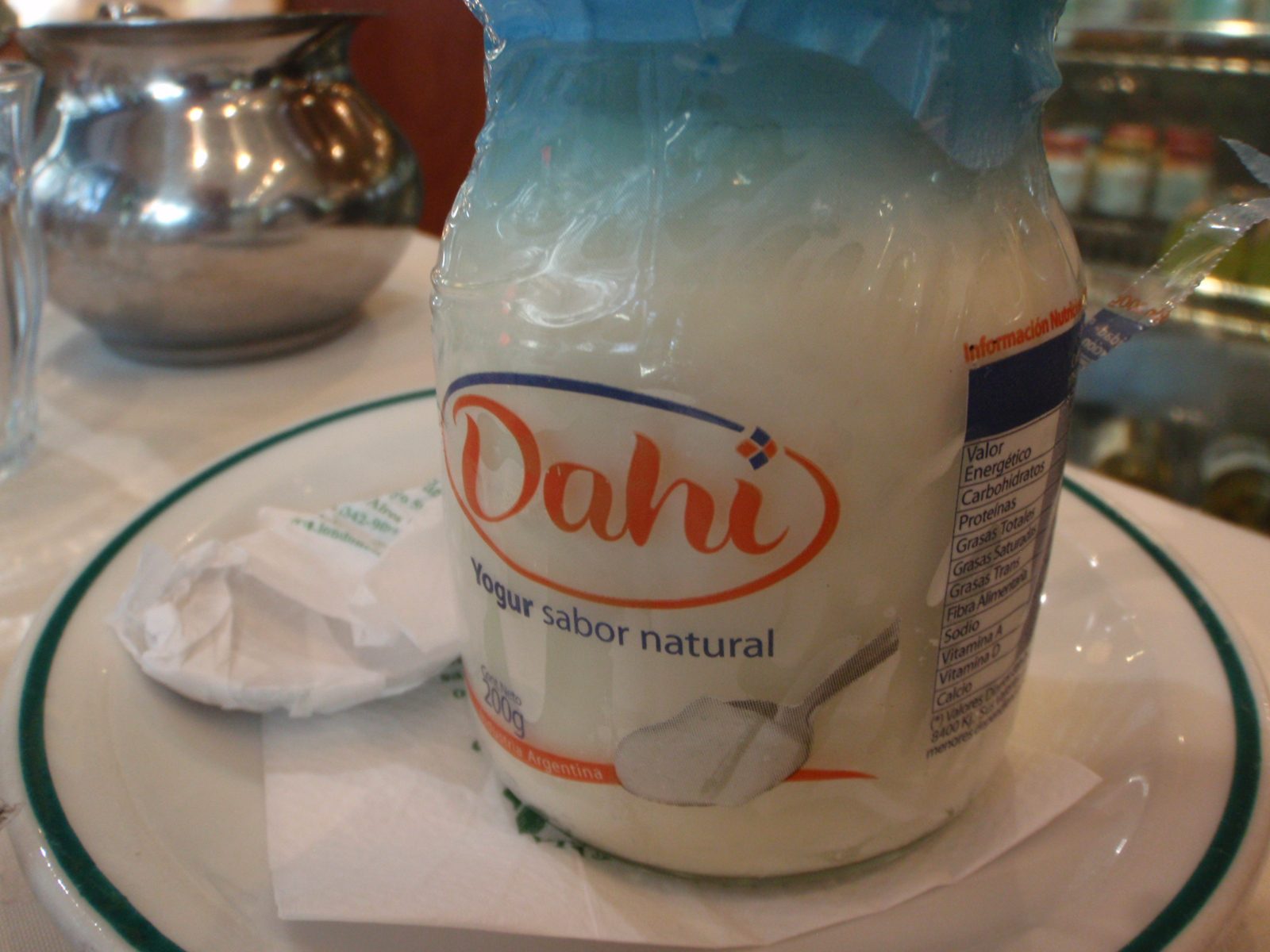 Some really, really good yogurt I wish they sold in the U.S.  It came in a reusable glass jar,...