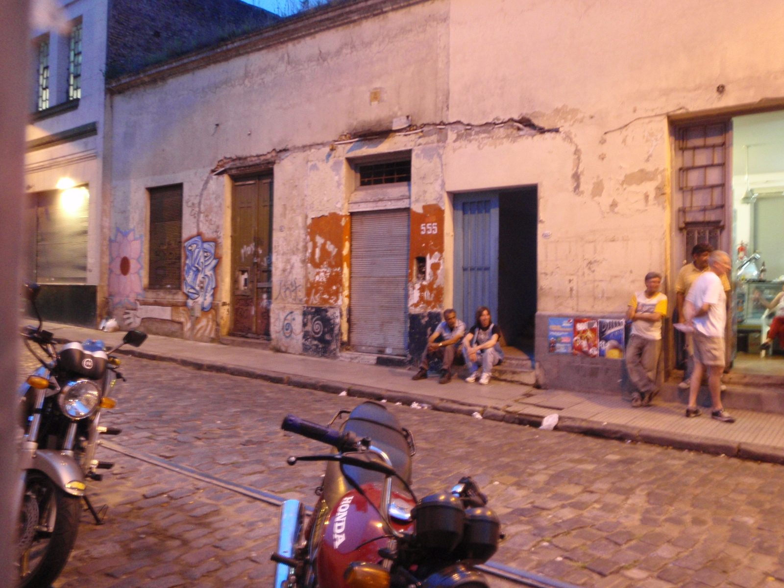Typical Buenos Aires street scene.  Rough around the edges but not terribly dangerous.  Our...