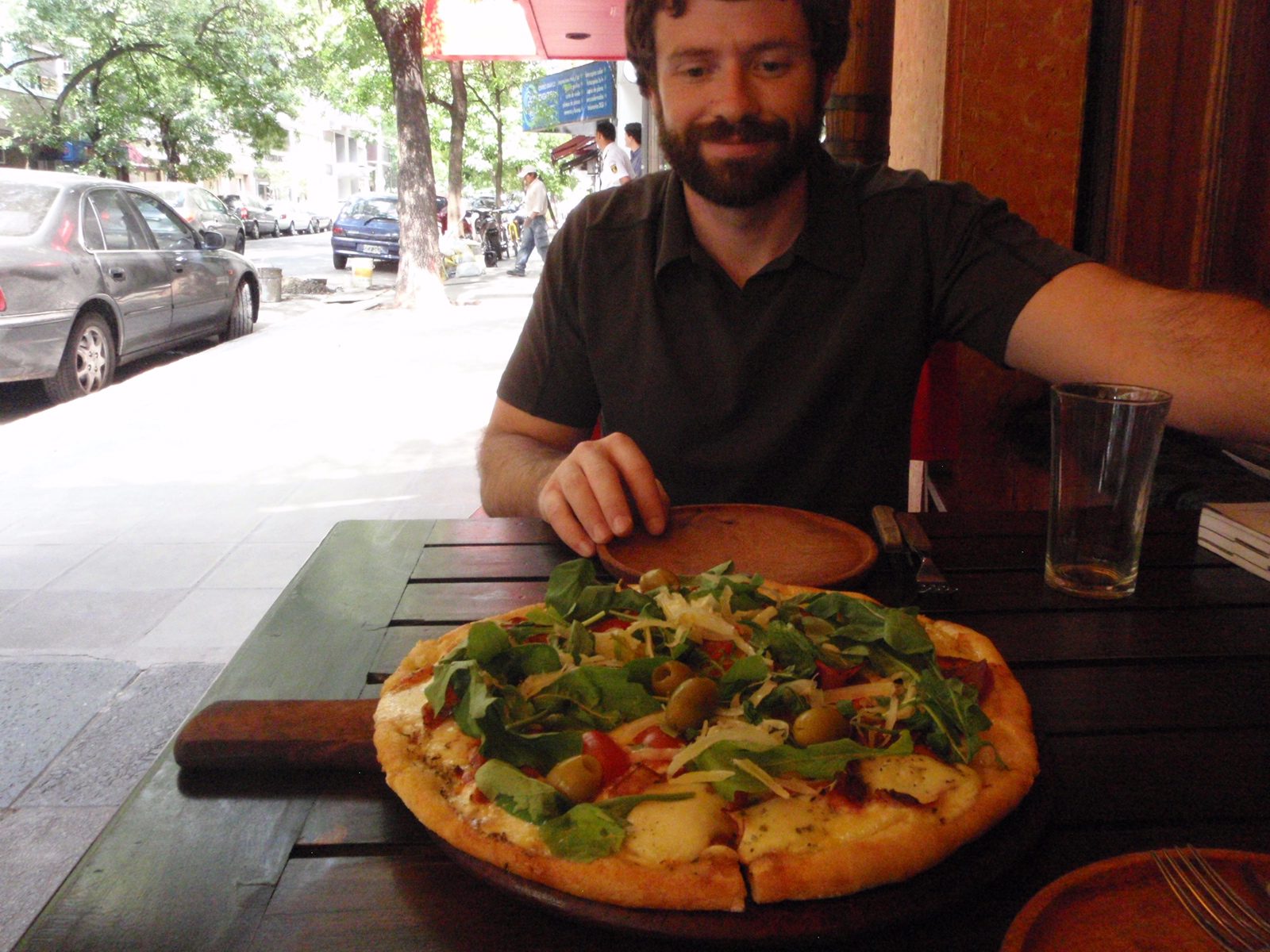 Jay and I get lunch after a long morning of museum-ing.