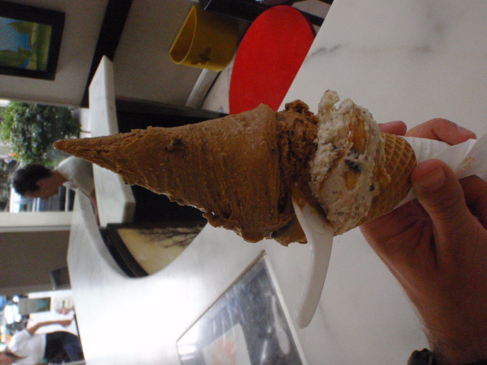 Ice cream at Persicco.
