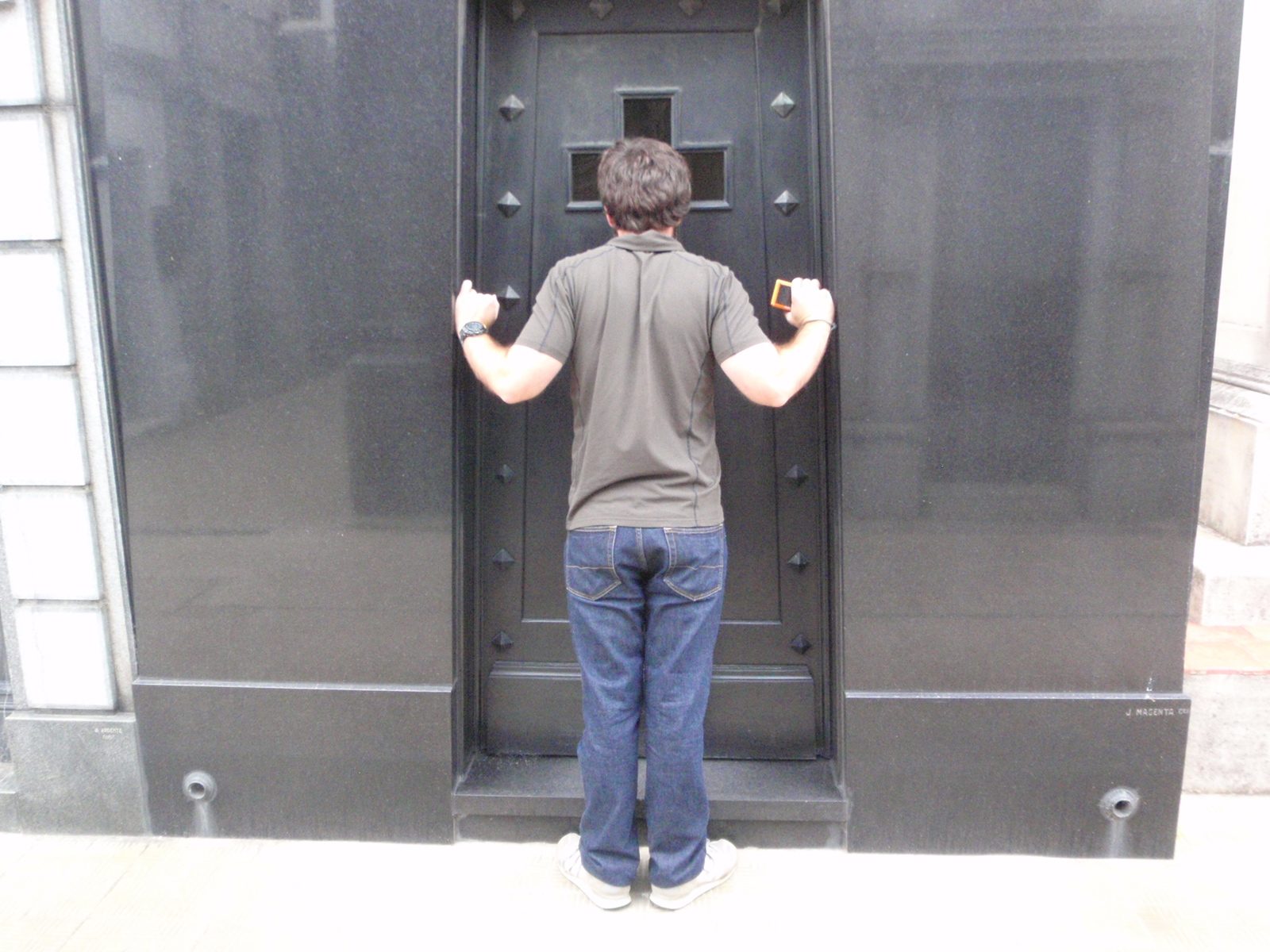 Jay, looking at some dead people.