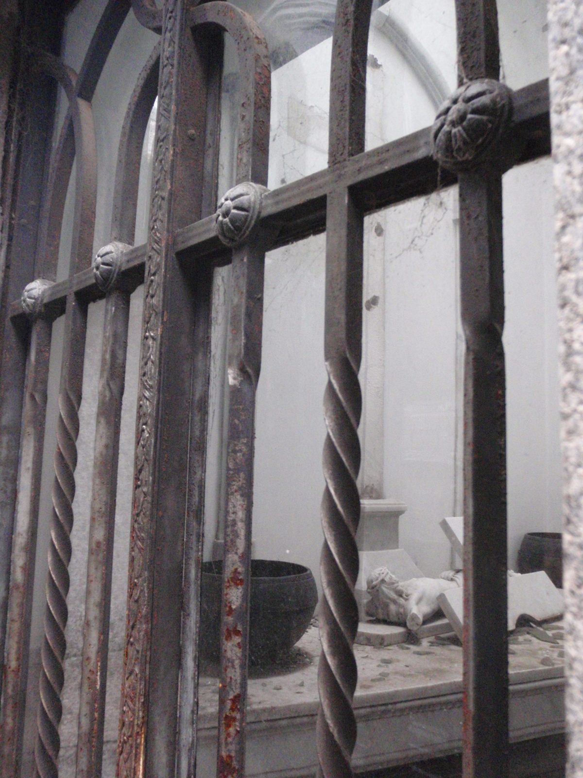 Many of the grave sites had fallen into disrepair.