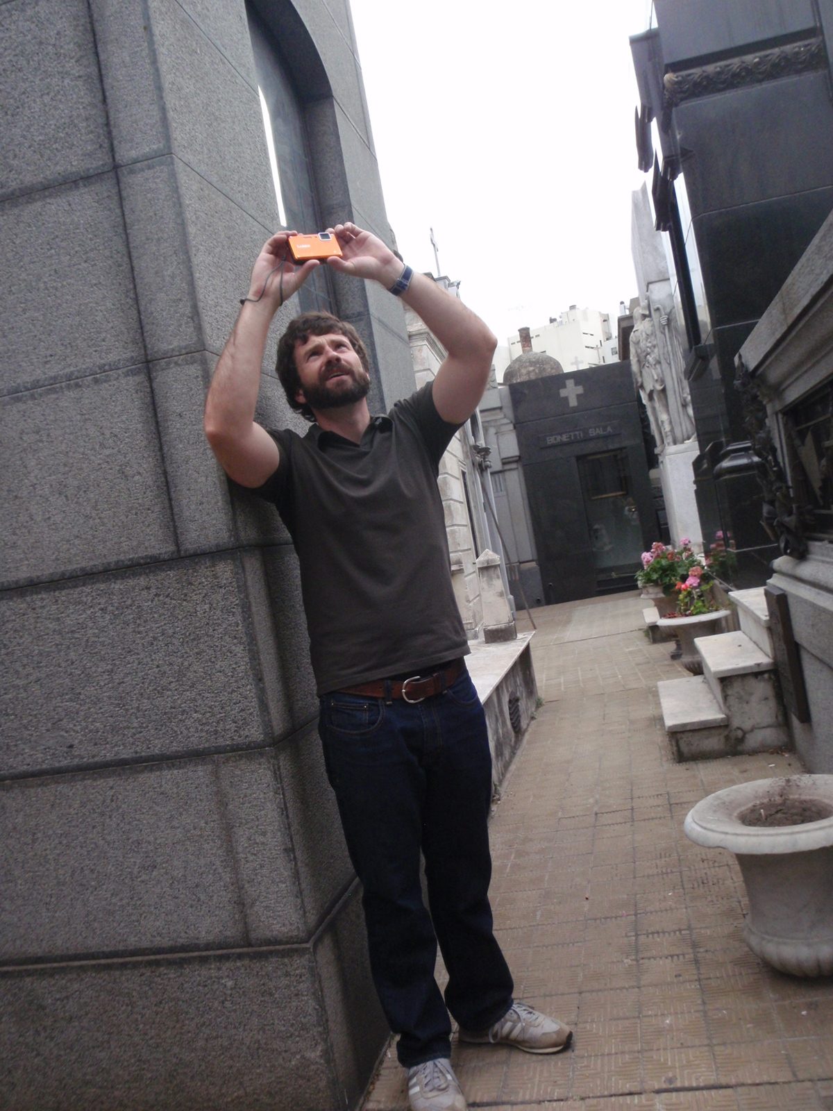 Jay photographing something or another.
