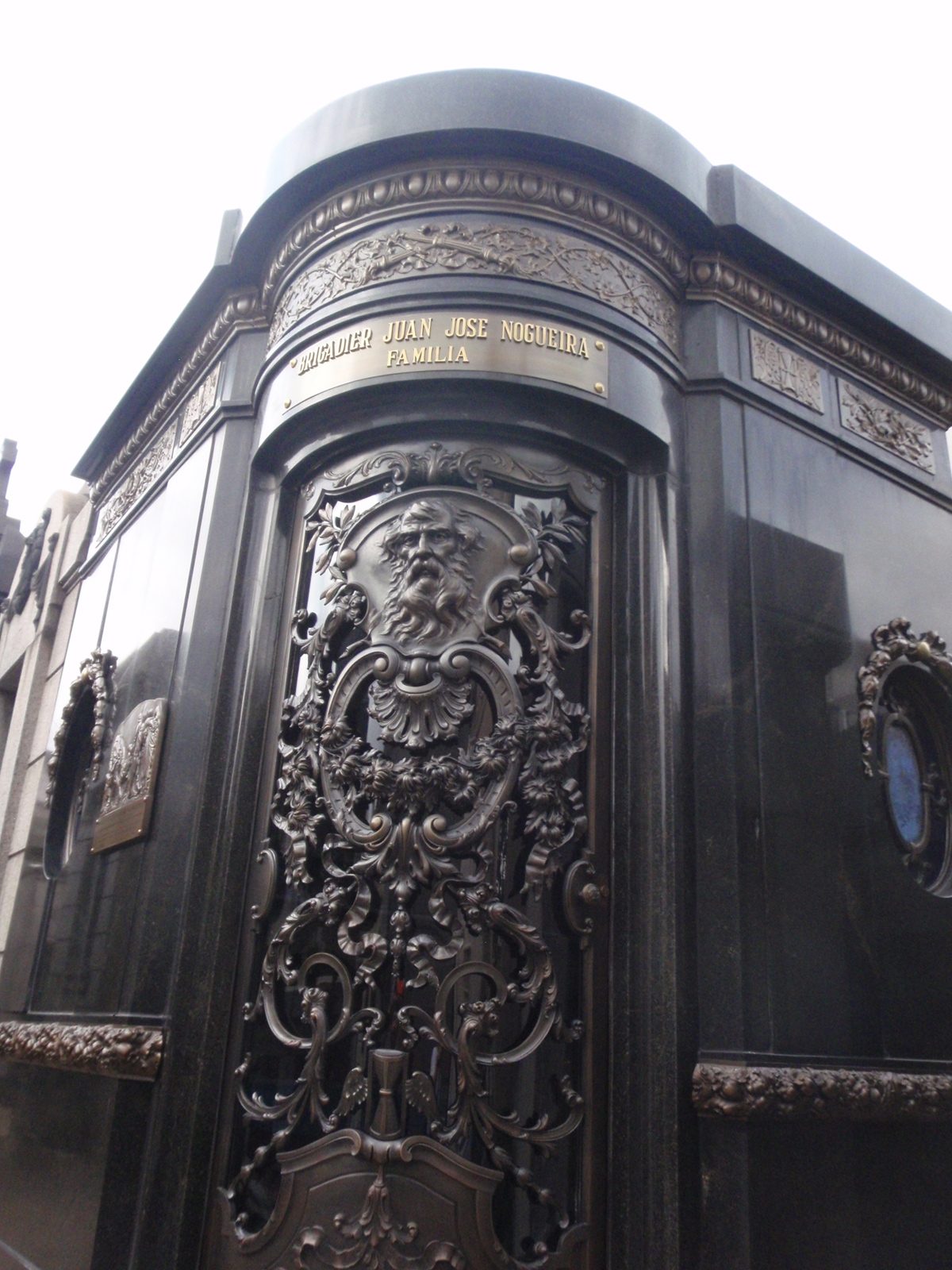 Pretty great bronze door.