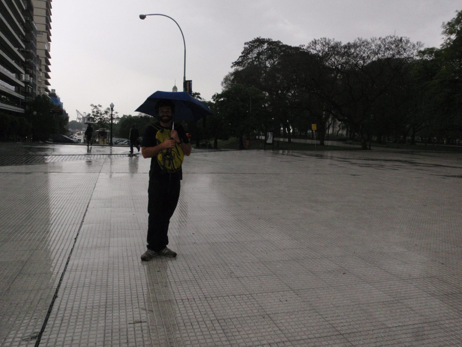 It was a rainy, rainy afternoon.