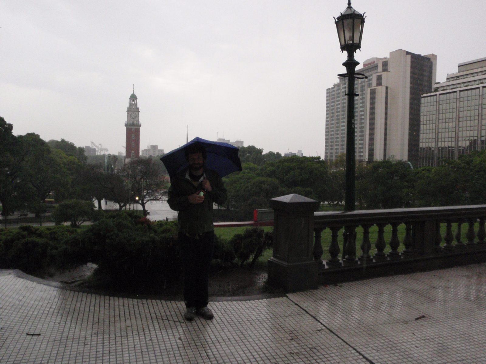 More pictures of Jay in the rain.