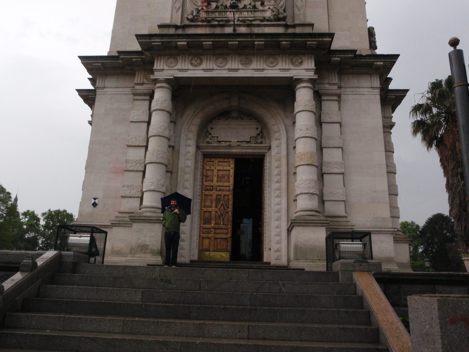 Some tower near the Retiro train station, that was filled with mosquitoes and a guard who was...
