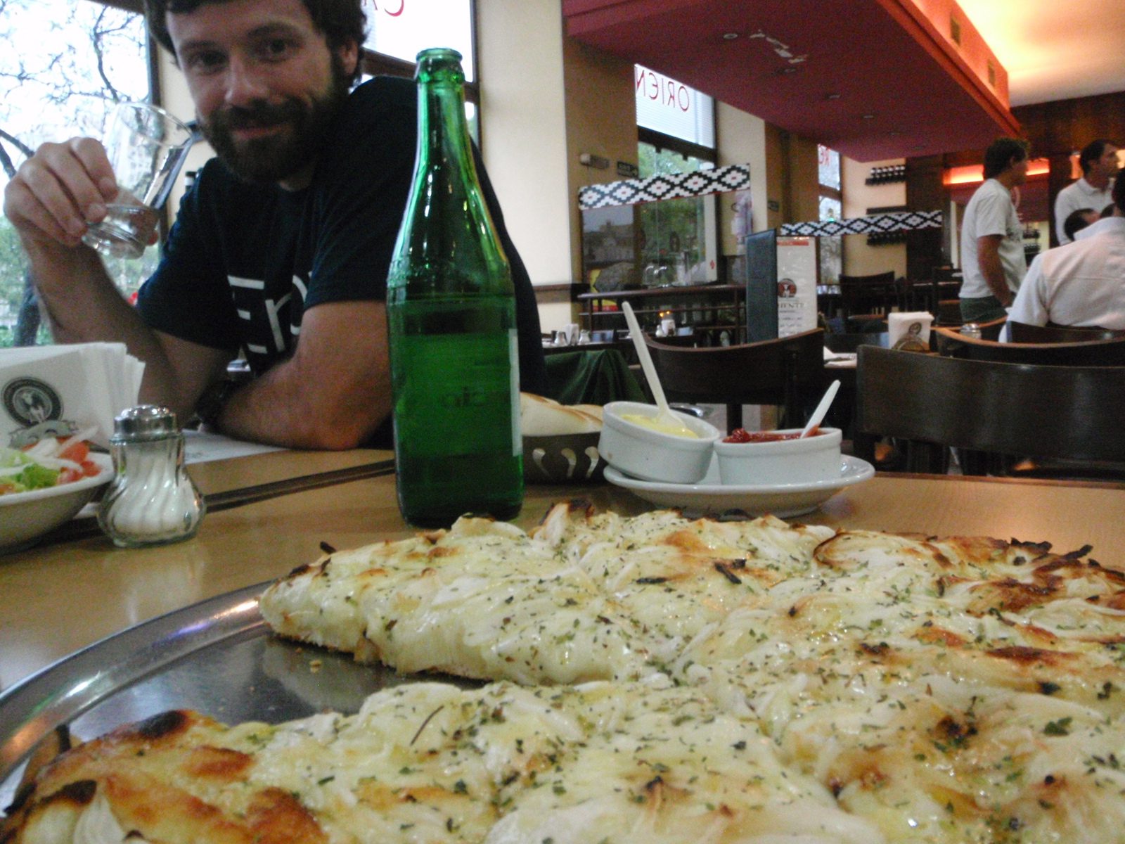 Jay and I were both about to fall on our noses from hunger, made more difficult by the fact that...