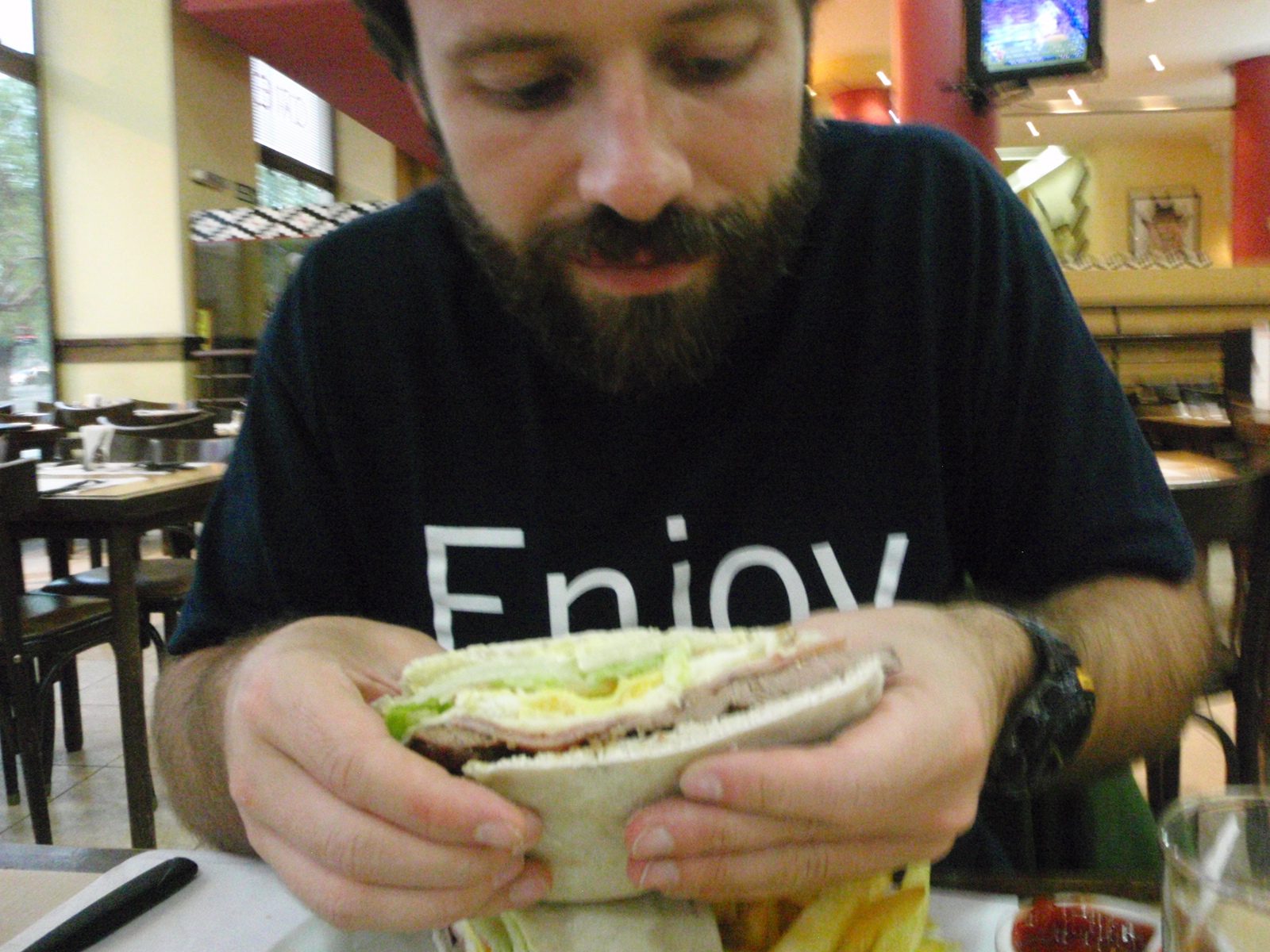 Jay looks hungry!