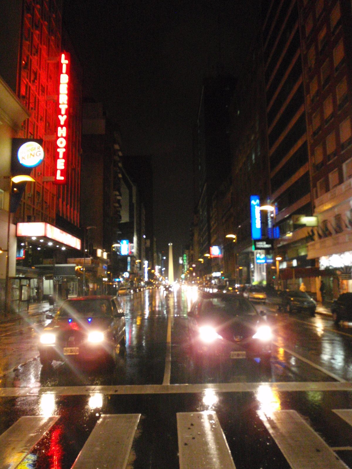 Buenos Aires washed bright and shiny by the rain.