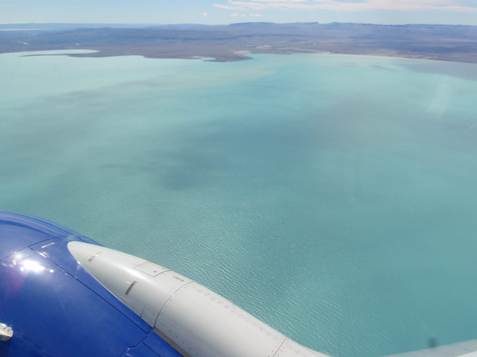 Lago Argentino is huge.  A week later, our drive to El Chaltén would take several hours to round...