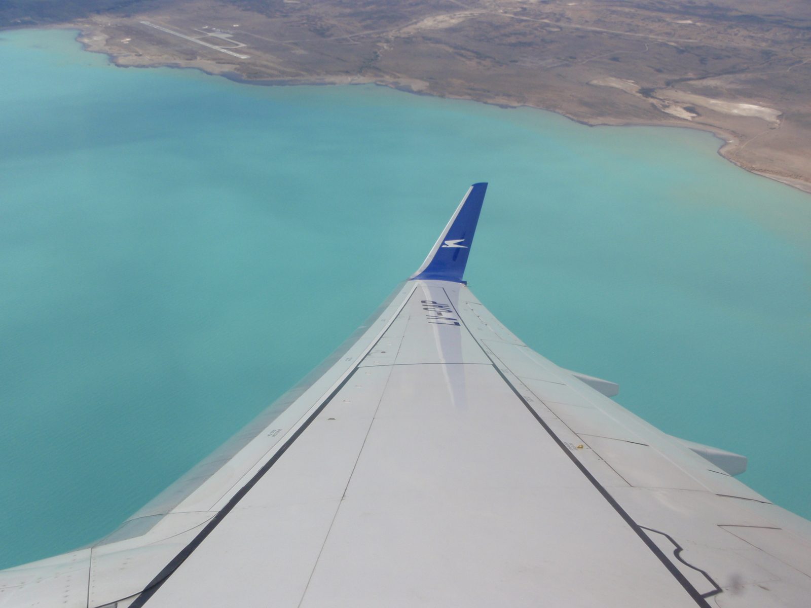The color of Lago Argentino was amazing, especially viewed from the plane.